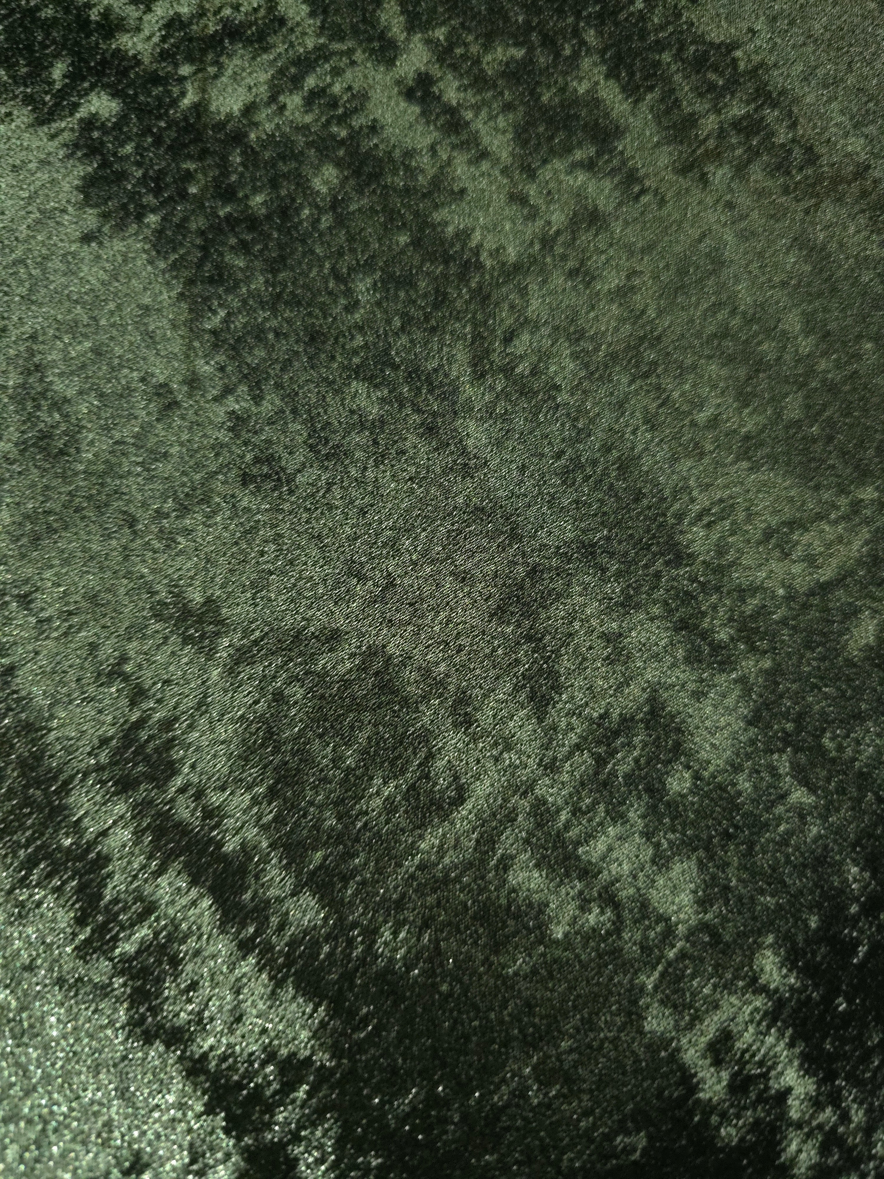 Macro close-up of Moss Green Lurex Italiano metallic fabric pearl texture