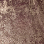 Macro close-up of Mushroom Taupe Lurex Italiano fabric revealing metallic texture for designer apparel.