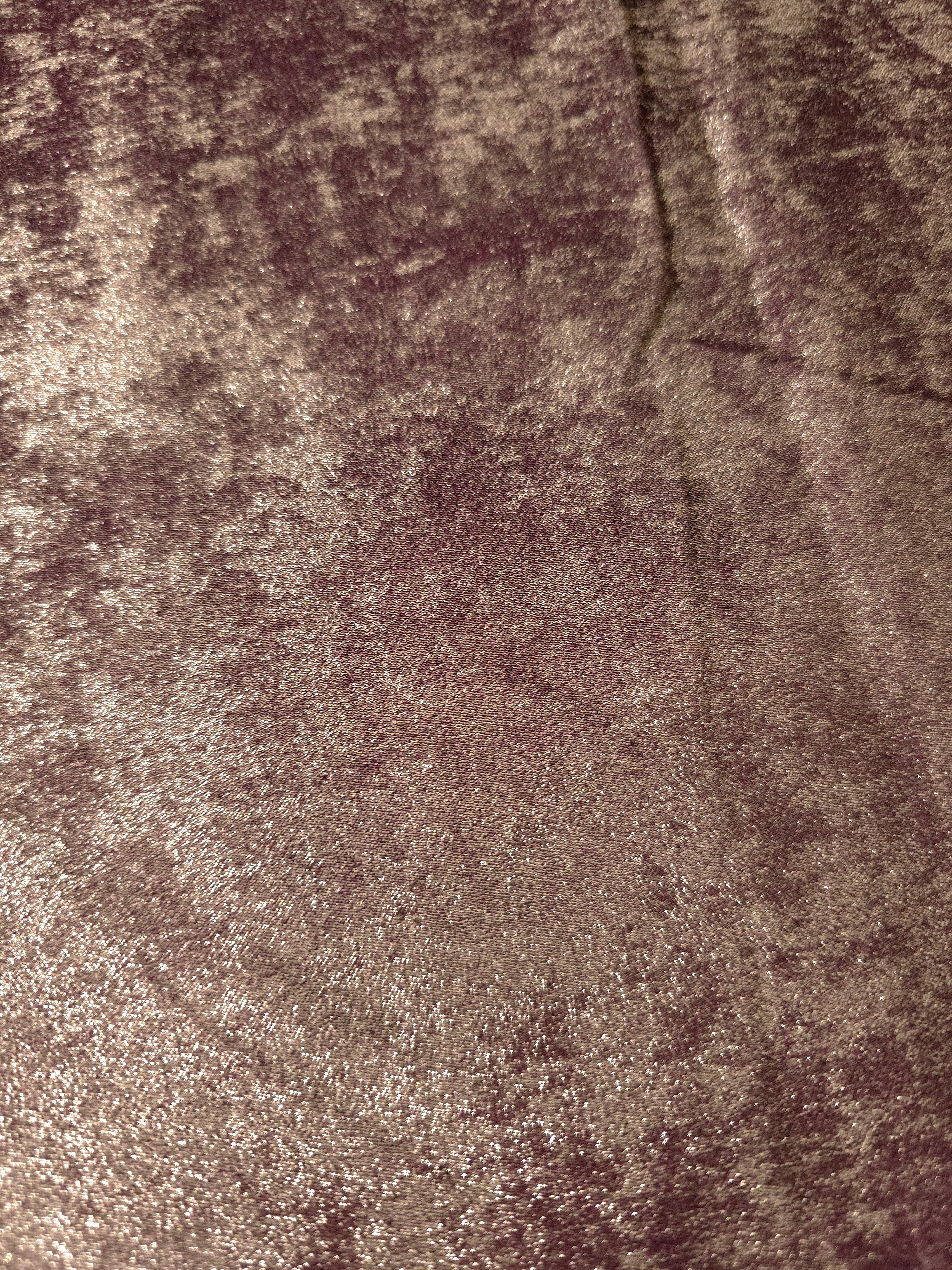 Macro close-up of Mushroom Taupe Lurex Italiano fabric revealing metallic texture for designer apparel.
