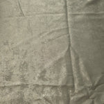Flat view of Pearl Silver Lurex Italiano fabric showing its metallic foil surface for luxury apparel.