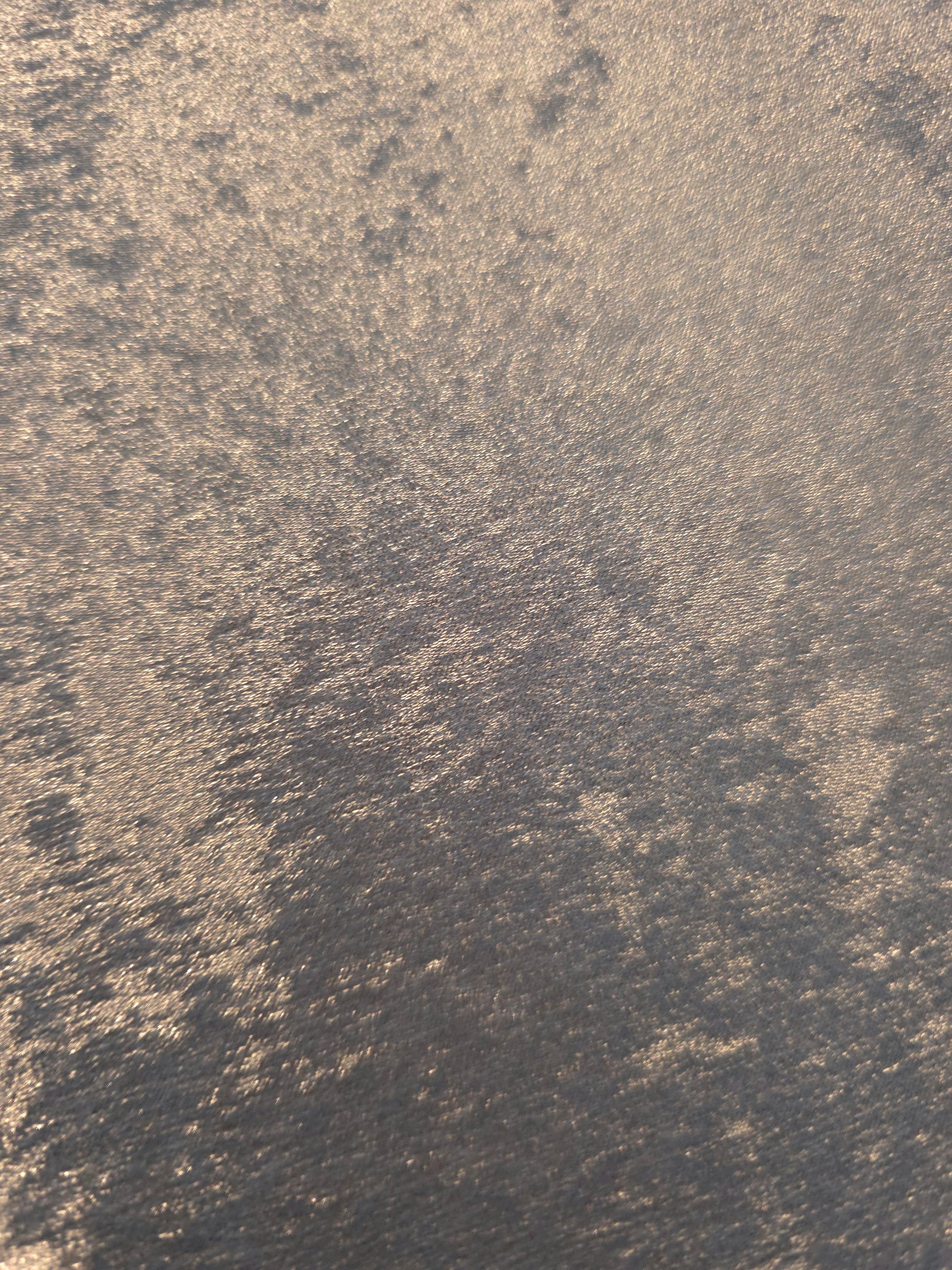 Macro detail of Pewter Bronze Lurex Italiano metallic fabric pearlescent texture
