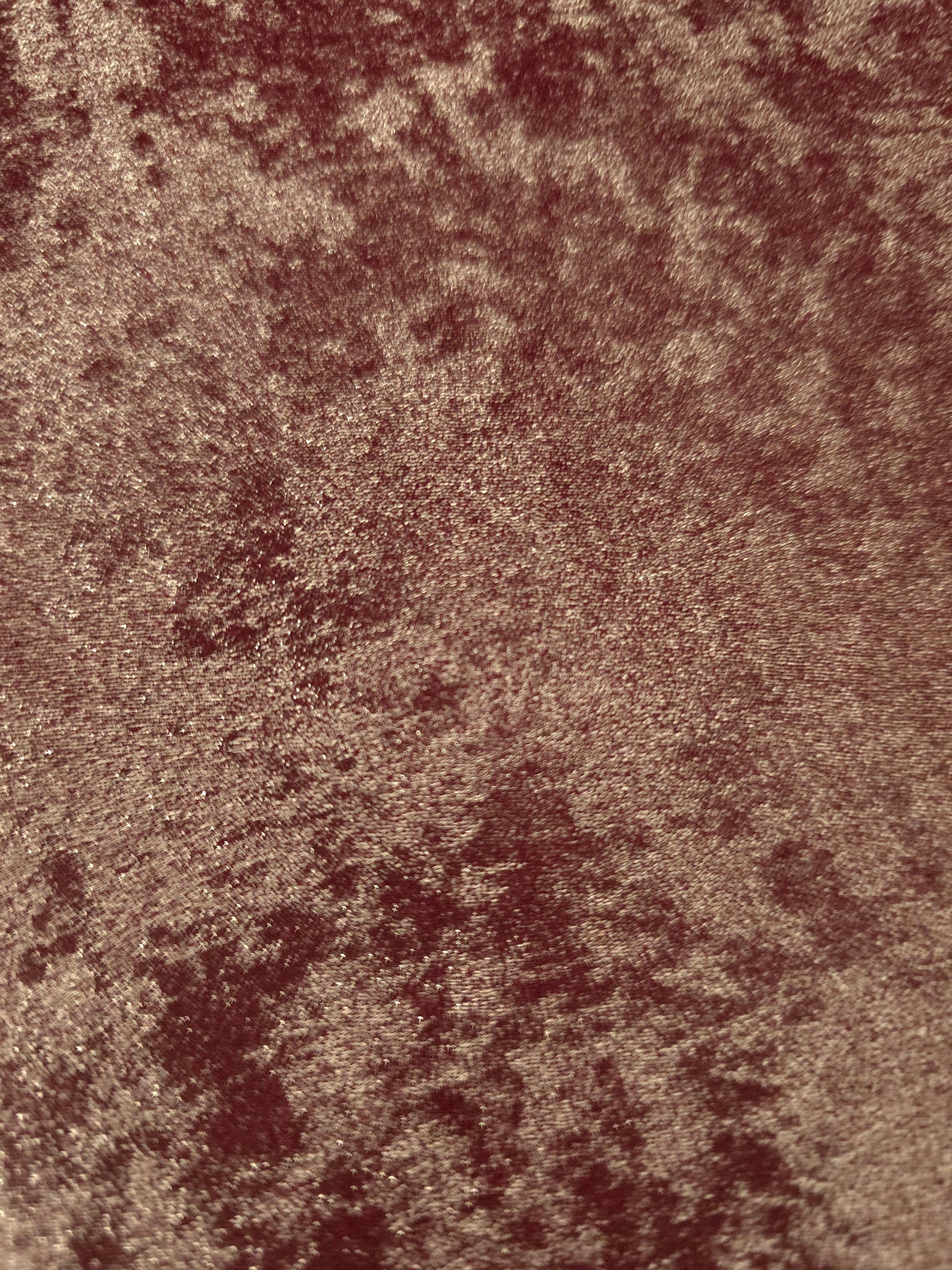 Macro close-up of Rose Bronze Lurex Italiano fabric revealing metallic texture for designer apparel.