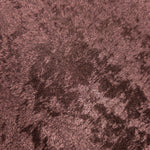 Flat view of Rosewood Lurex Italiano fabric showing its metallic foil surface for luxury apparel.