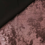 Reverse side of Rosewood Lurex Italiano fabric showing the backing and metallic finish for garment production.