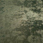 Flat view of Sage Olive Lurex Italiano fabric showing its metallic foil surface for luxury apparel.
