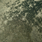 Macro close-up of Sage Olive Lurex Italiano fabric revealing metallic texture for designer apparel.