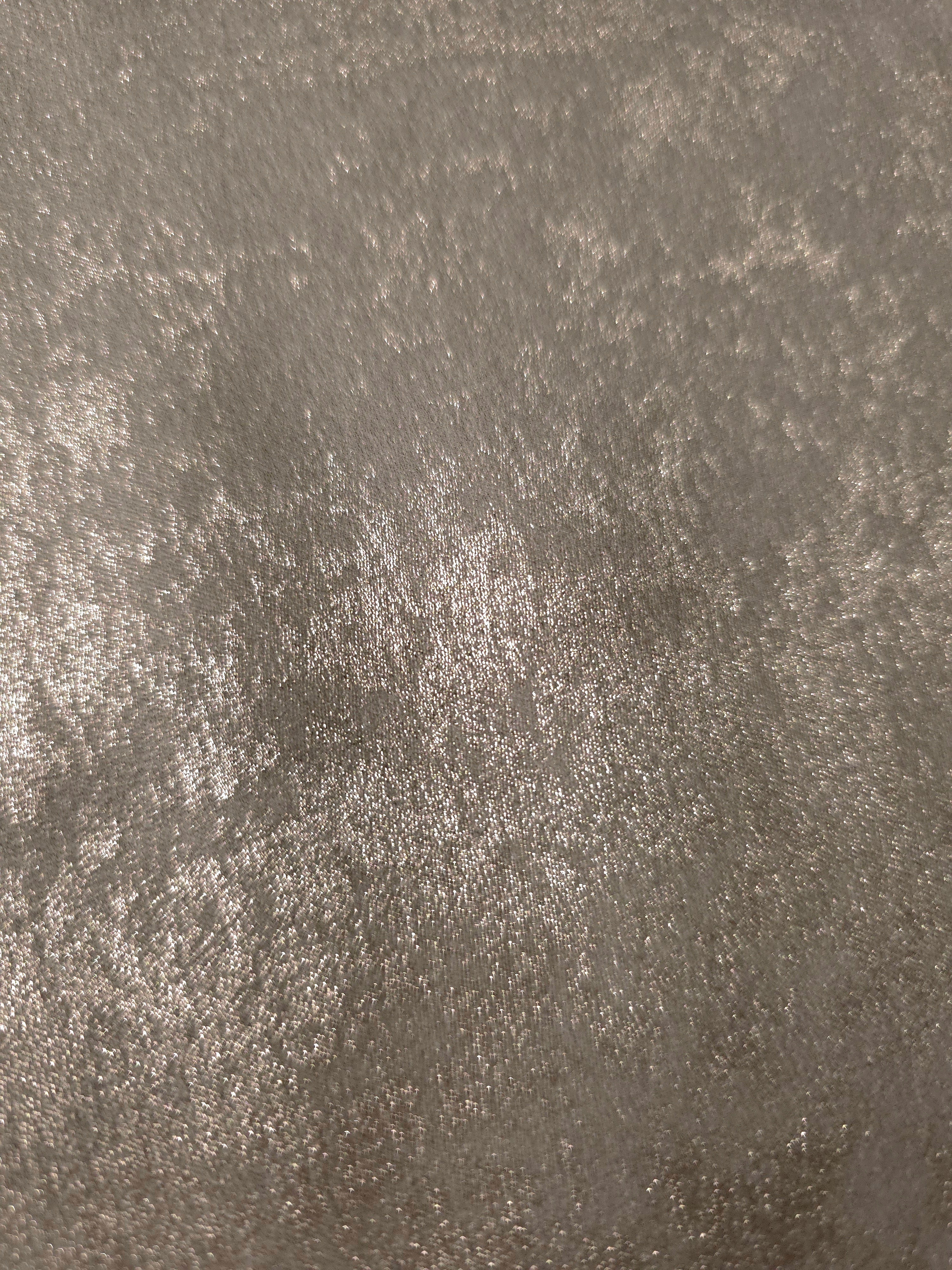 Macro close-up of Silver Greige Lurex Italiano metallic fabric pearl texture