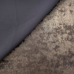 Reverse side of Smoky Taupe Lurex Italiano fabric showing the backing and metallic finish for garment production.