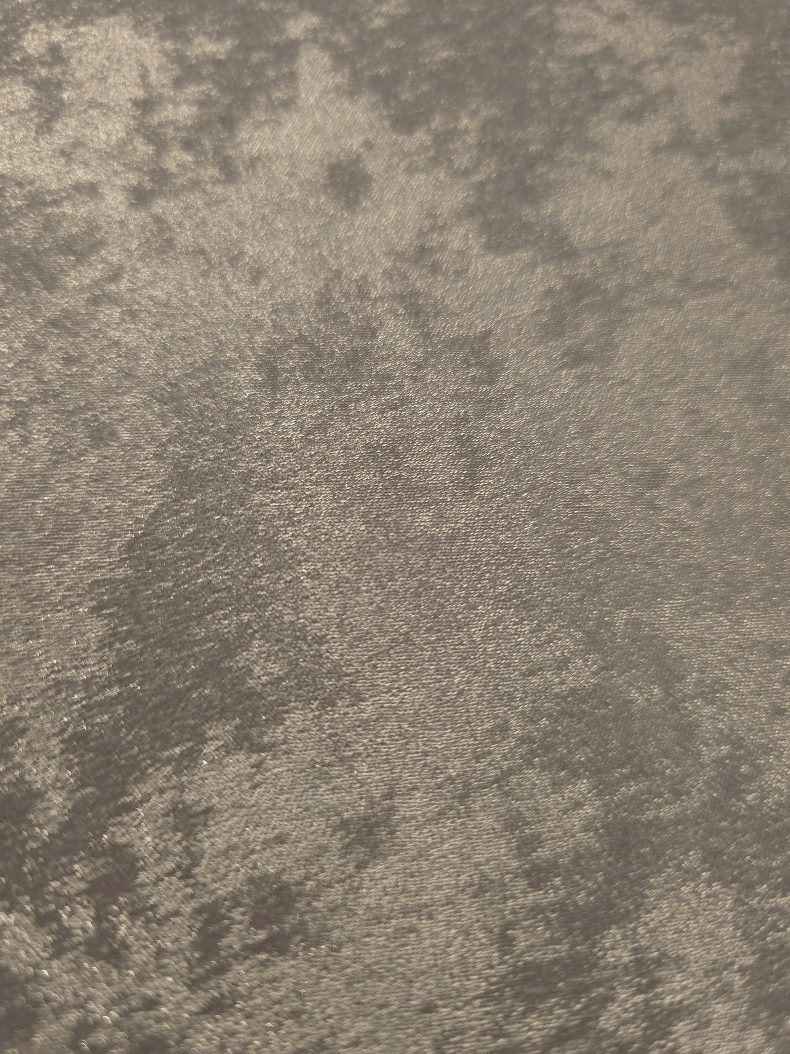 Reverse side of Stone Greige Lurex Italiano fabric showing the backing and metallic finish for garment production.