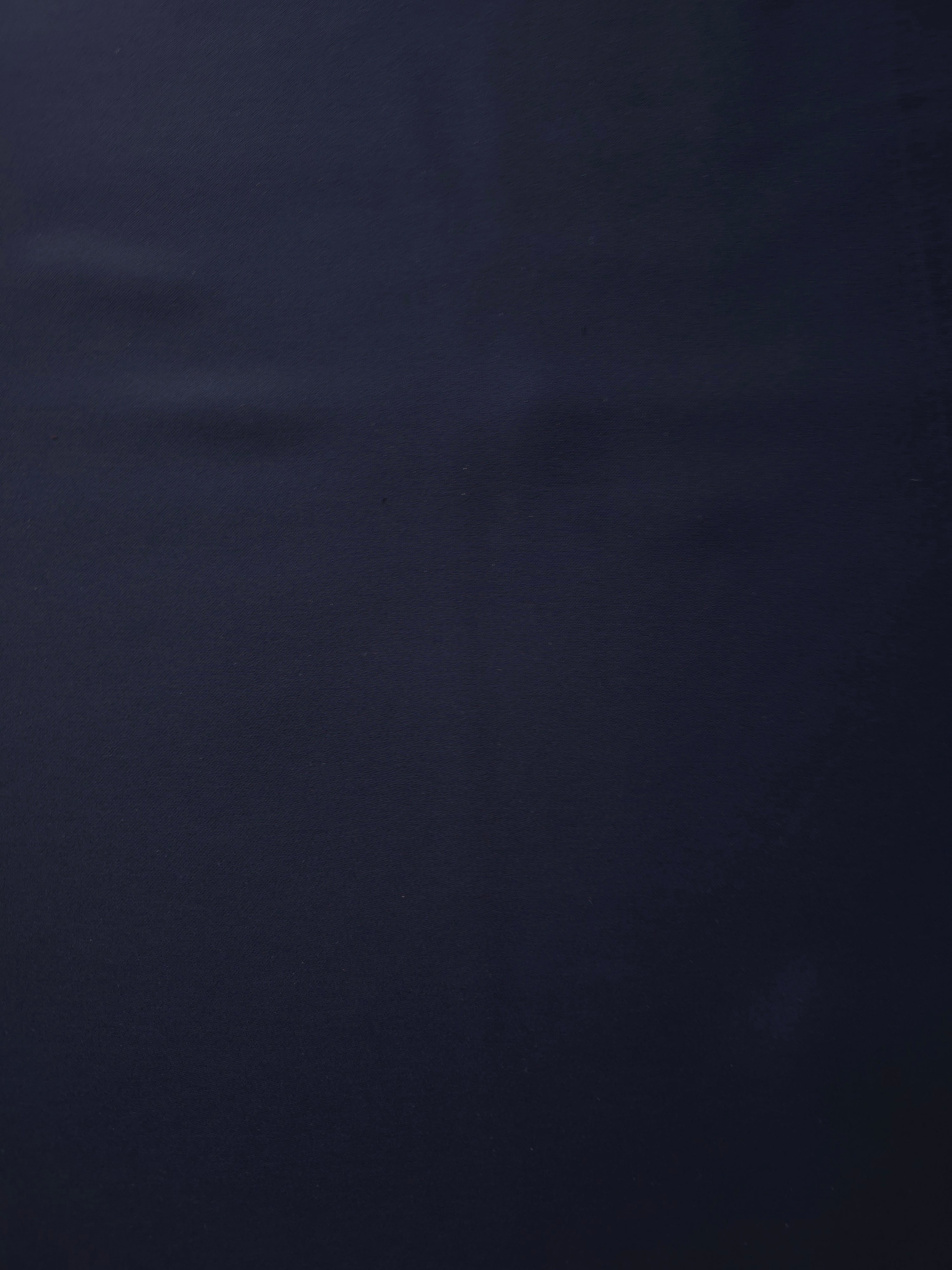 Midnight Marine Silky Italian Crepe with a smooth opaque finish, suitable for bridesmaid dresses, blouses and refined separates.
