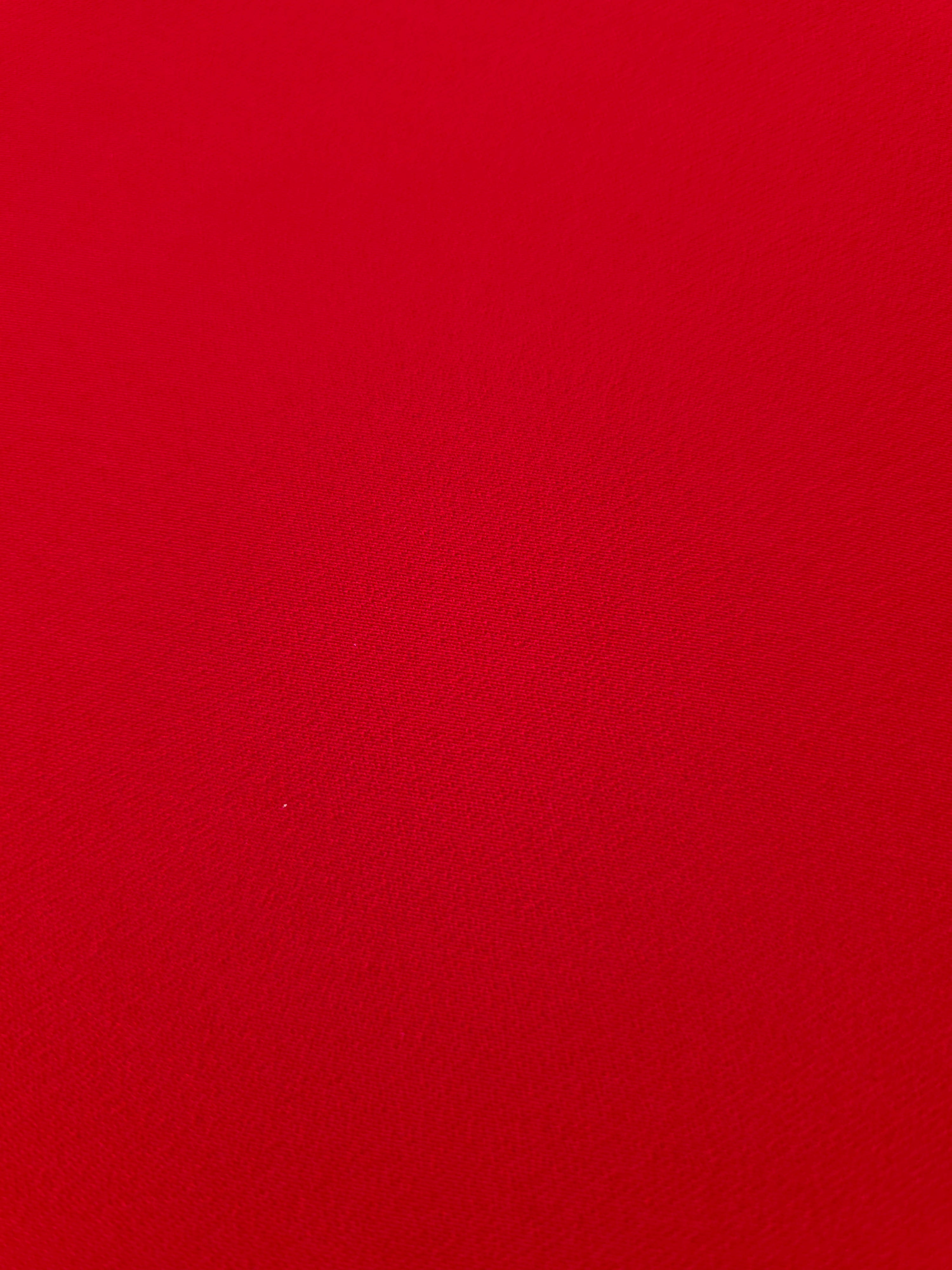 Close-up Poppy Scarlet Silky Italian Crepe showing its fine woven texture and soft hand, ideal for maxi dresses, modest sets and lightweight tailoring.