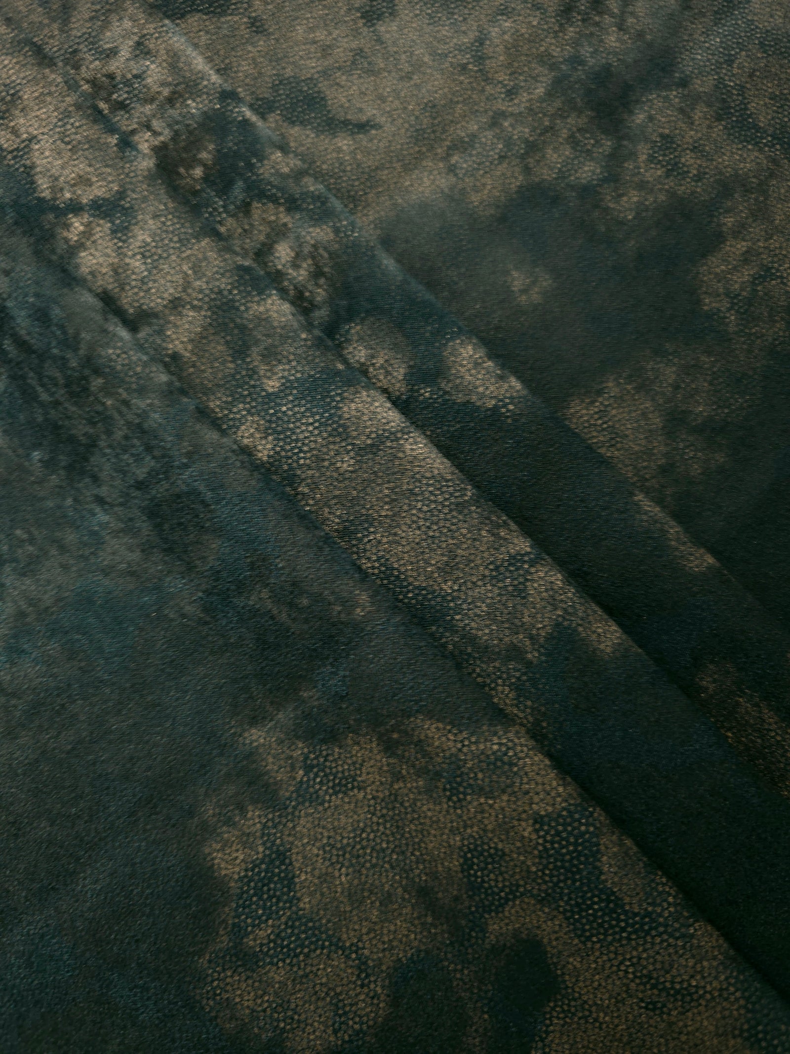 Silky Designed Foil Pattern Fabric - Marble Vein Foil
