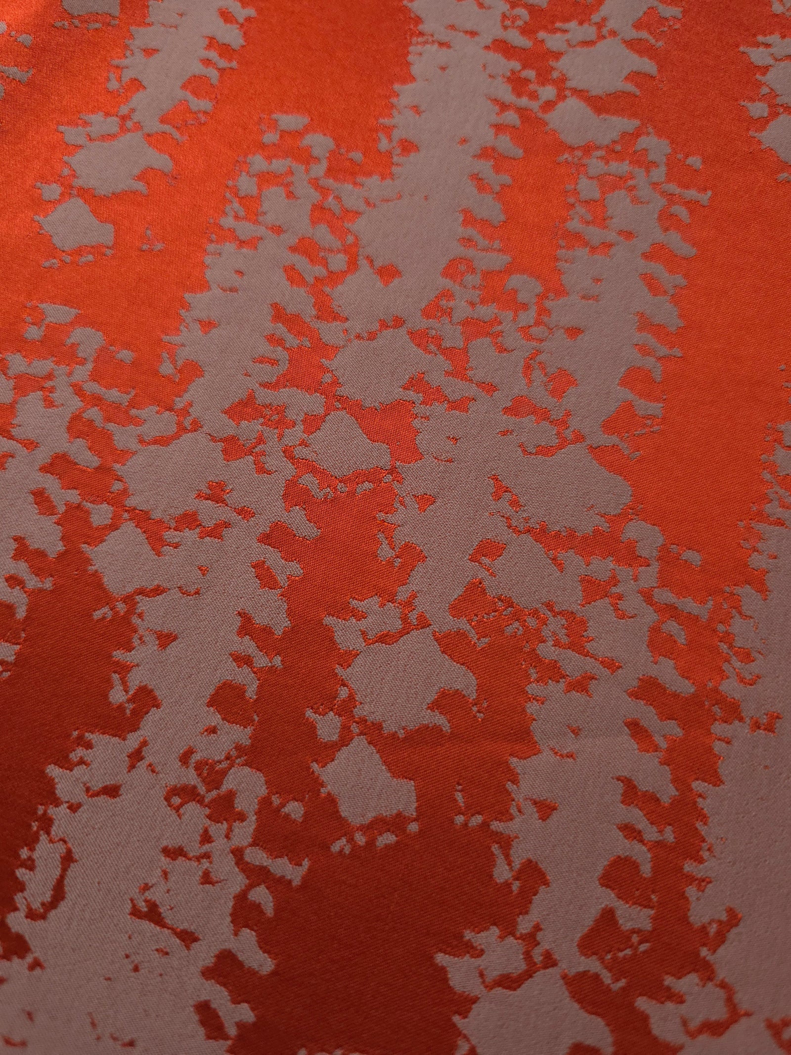 Reversible Two-Tone Stretch Satin Jacquard Fabric