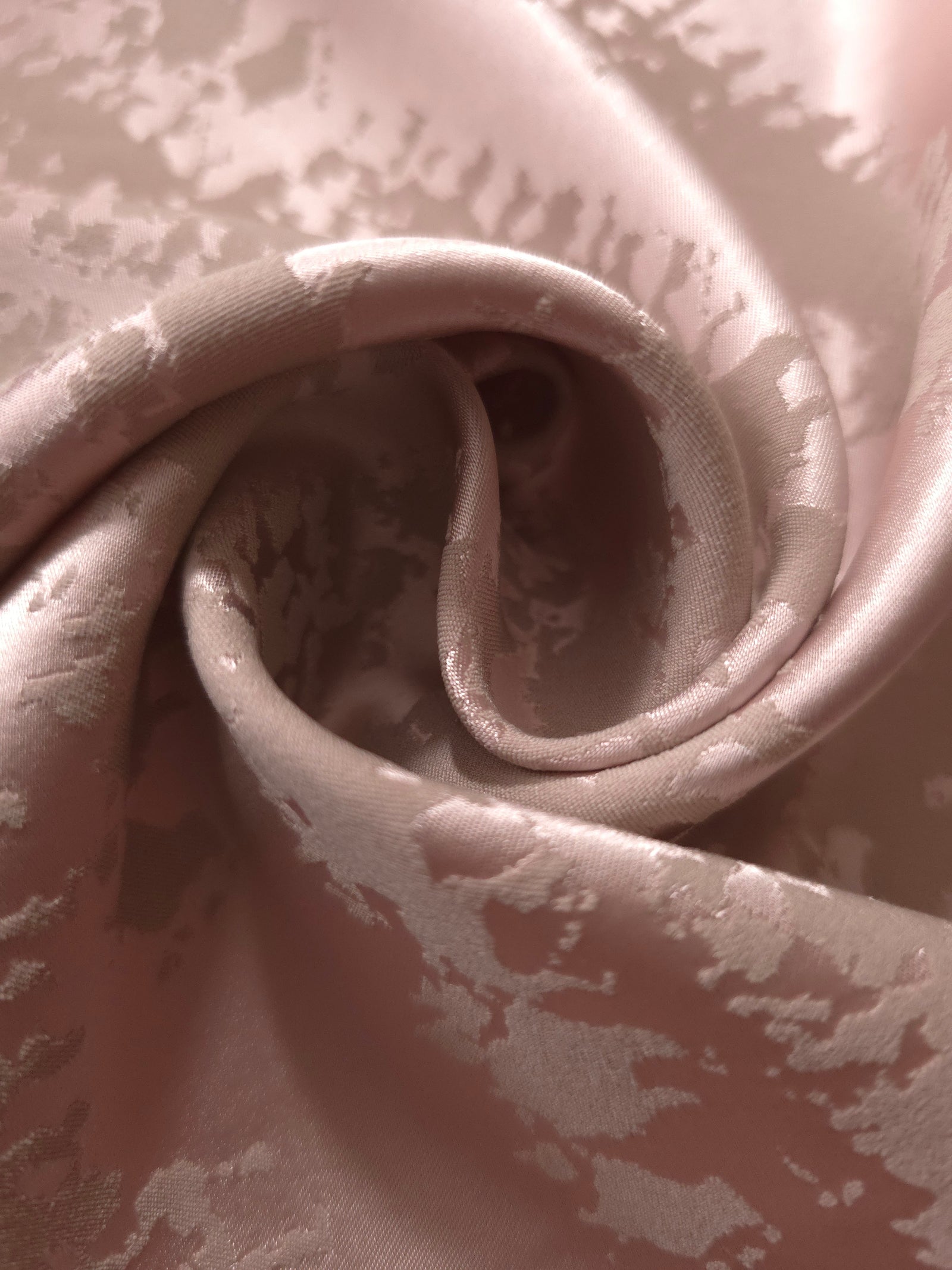Reversible Two-Tone Stretch Satin Jacquard Fabric