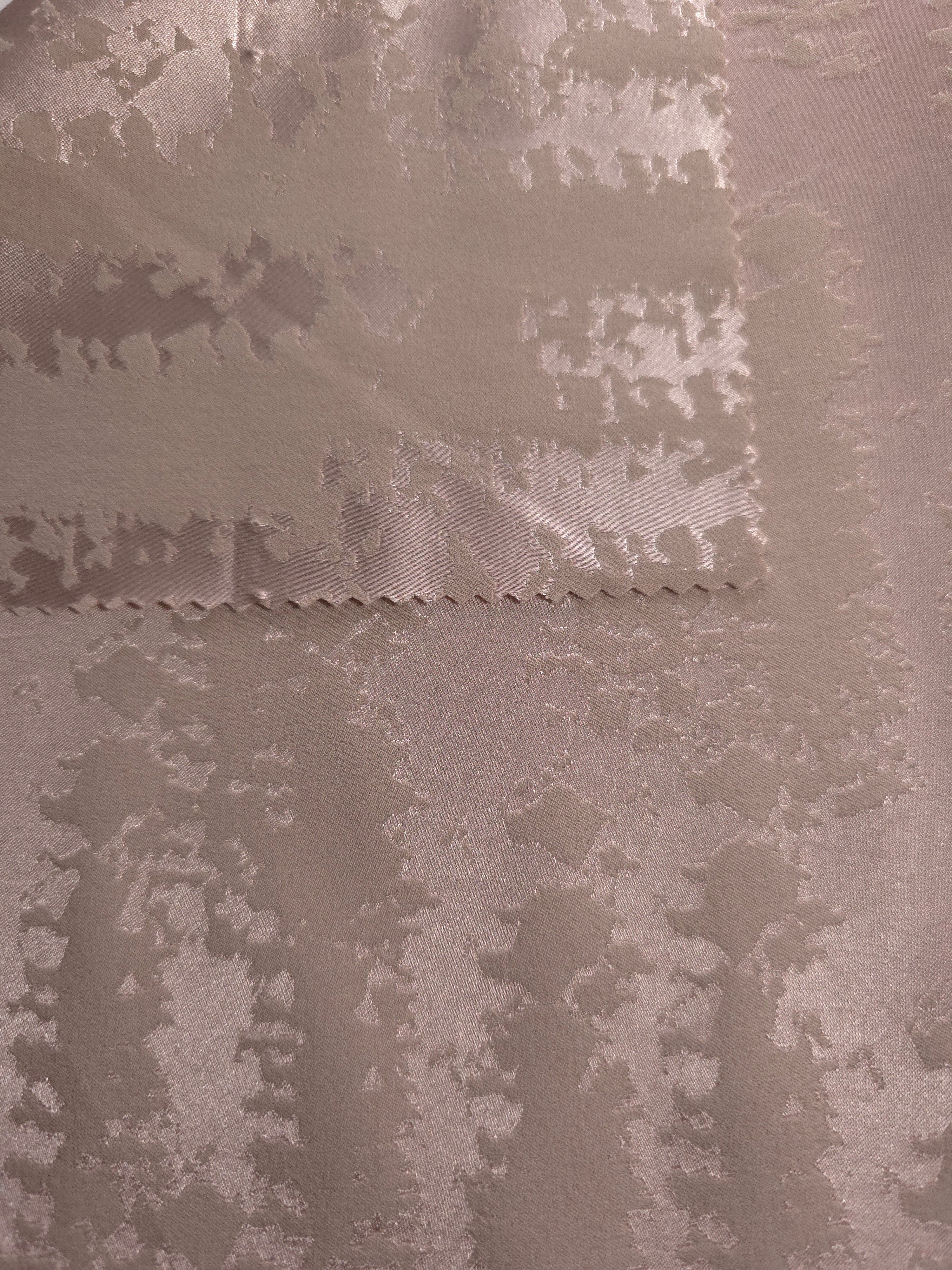 Front and reverse of the mauve-rose colorway, the back side settling into a slightly deeper rose tone
