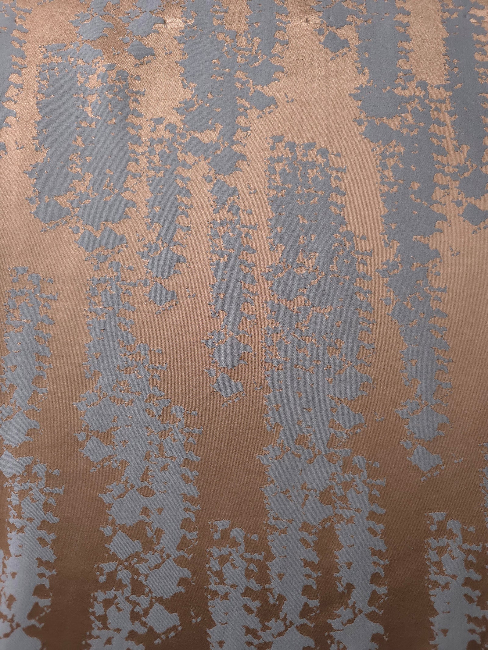 Reversible Two-Tone Stretch Satin Jacquard Fabric