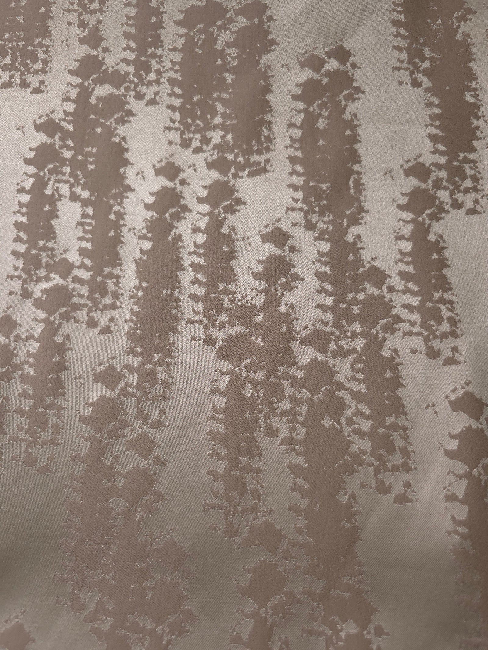 Reversible Two-Tone Stretch Satin Jacquard Fabric