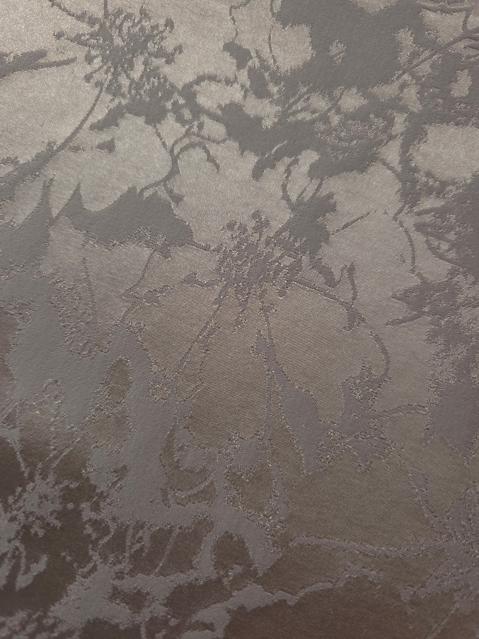 Reversible Two-Tone Stretch Satin Jacquard Fabric
