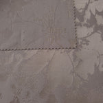 Taupe colorway shown front and back, the reverse side settling into a slightly cooler grey