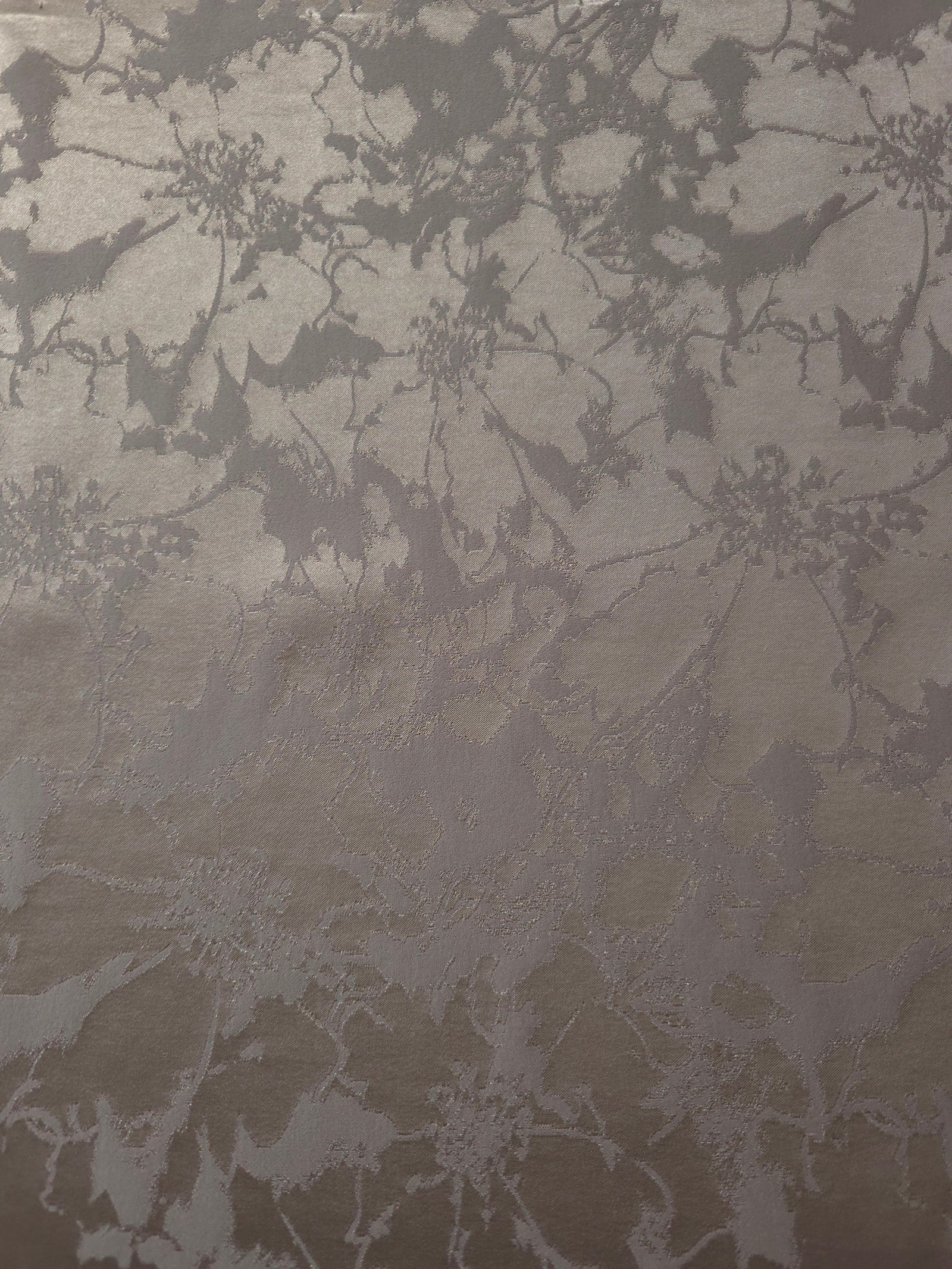 Reversible Two-Tone Stretch Satin Jacquard Fabric