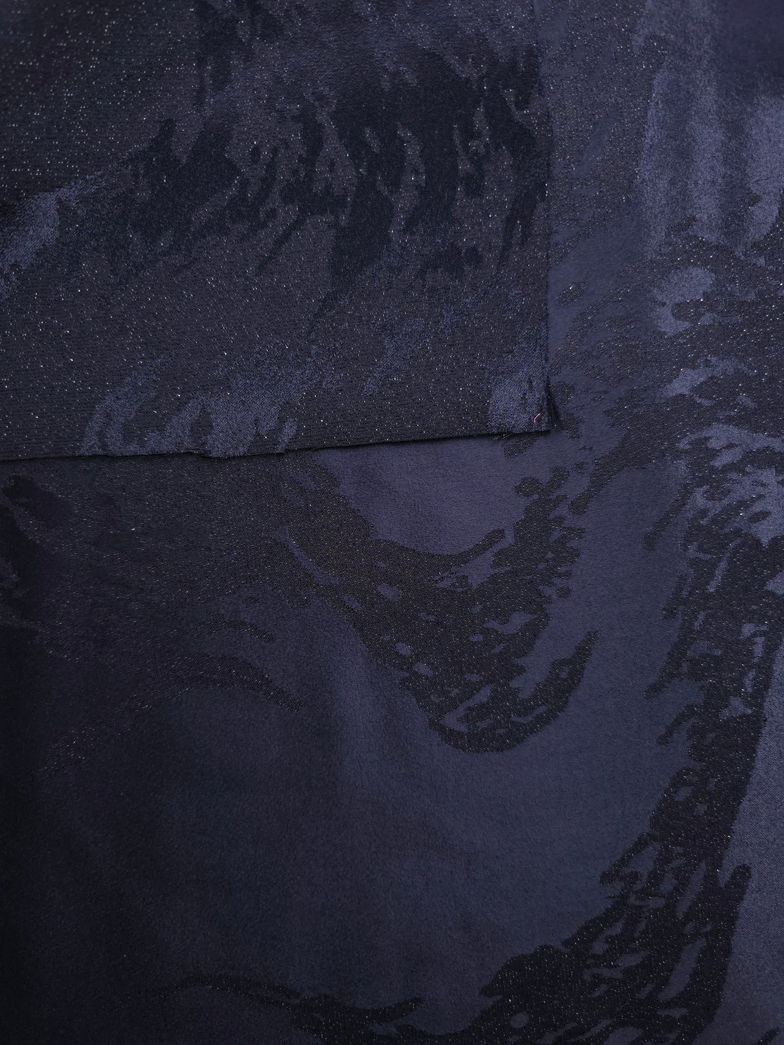 Metallic Motif Woven Jacquard Fabric