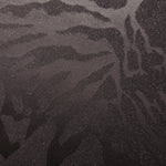 Close-up of second zebra metallic jacquard colourway with raised woven motif.