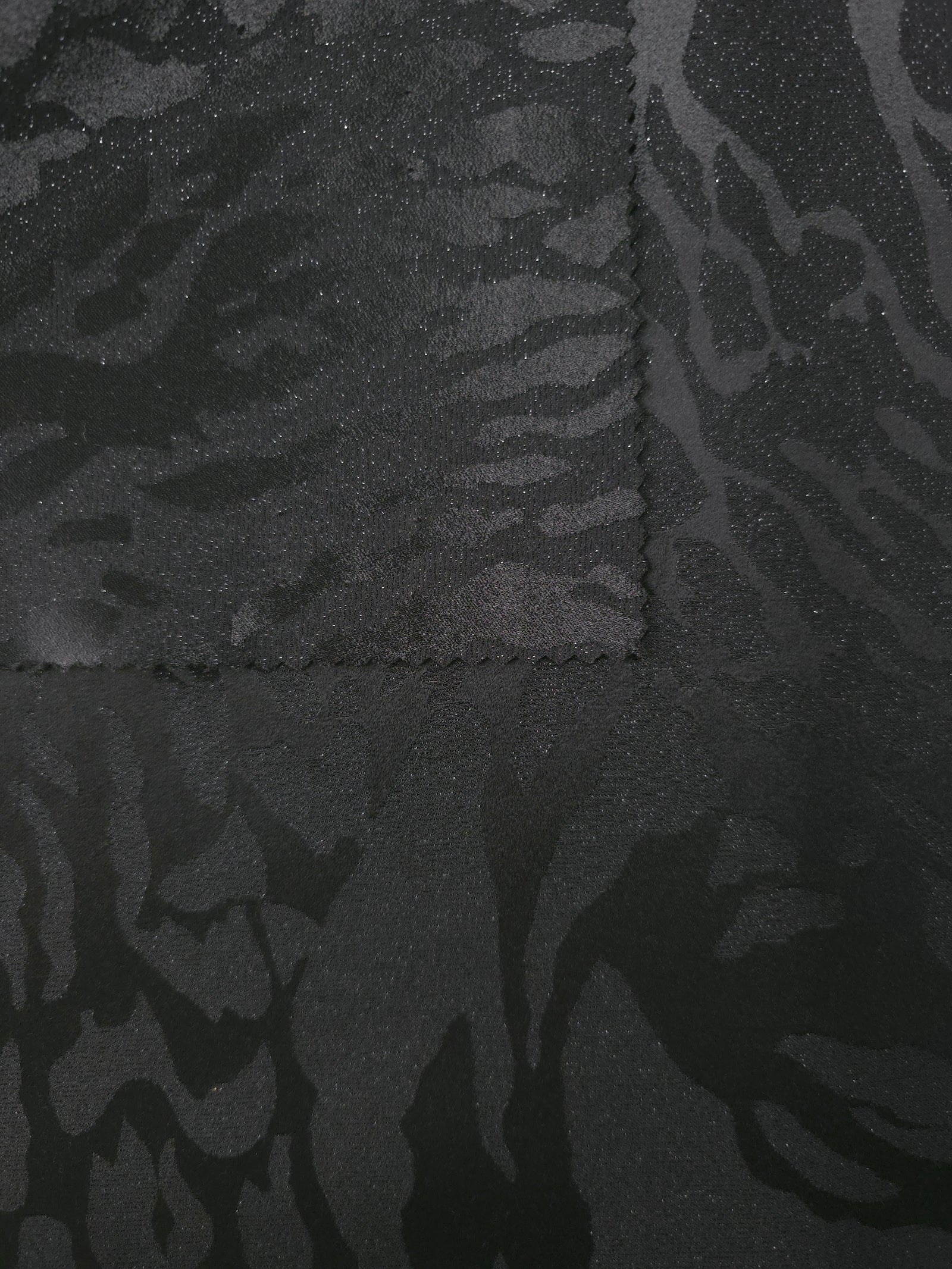 Metallic Motif Woven Jacquard Fabric