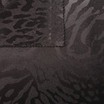 Front and back view of second zebra metallic jacquard for texture and opacity checks.