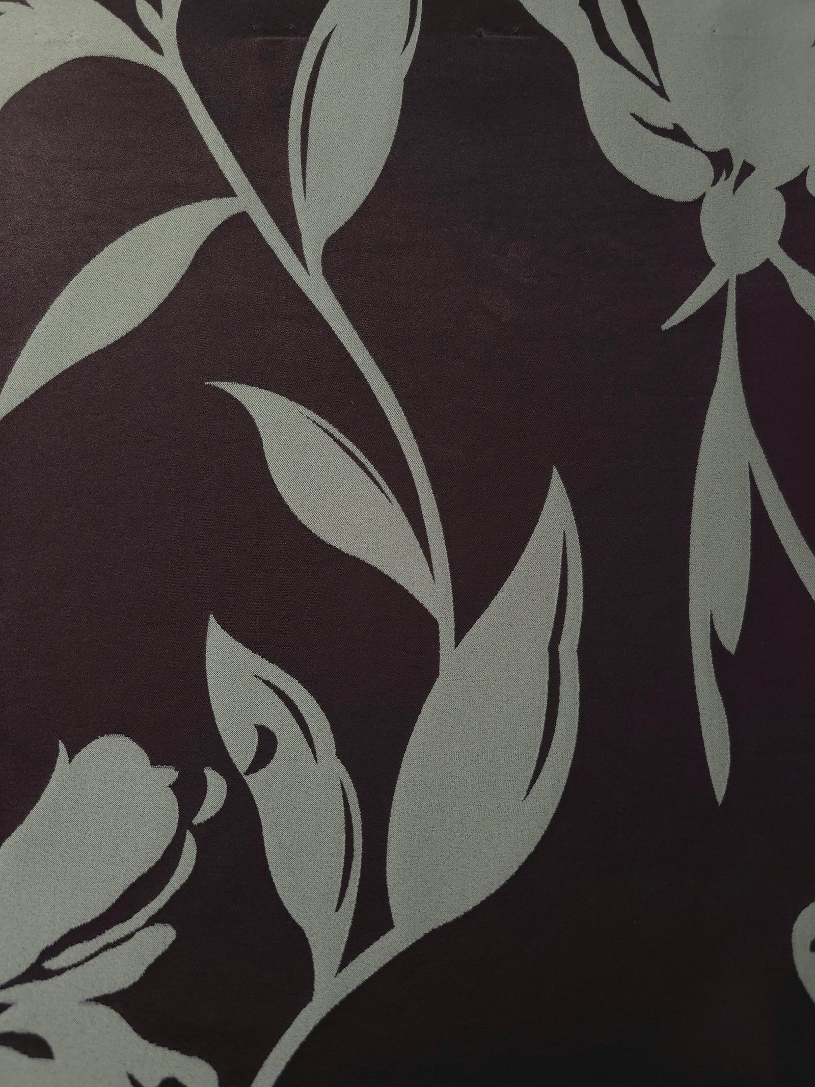 Reversible Two-Tone Stretch Satin Jacquard Fabric