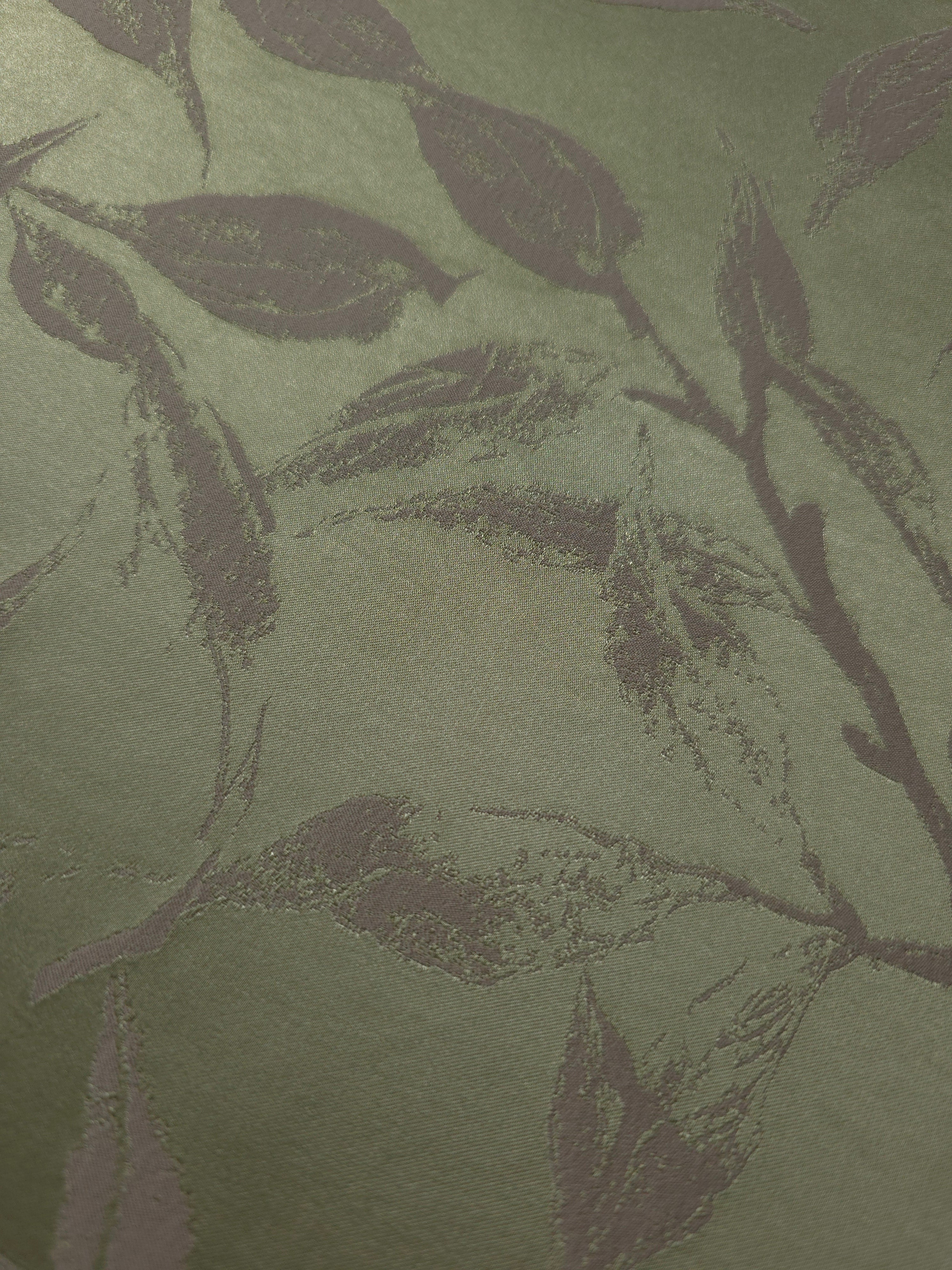 Close detail of the olive colorway, an earthier and more muted option than the teal version