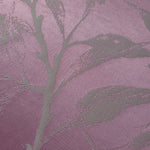 Close-up of the mauve-plum leaf colorway, the deepest and most saturated of the three