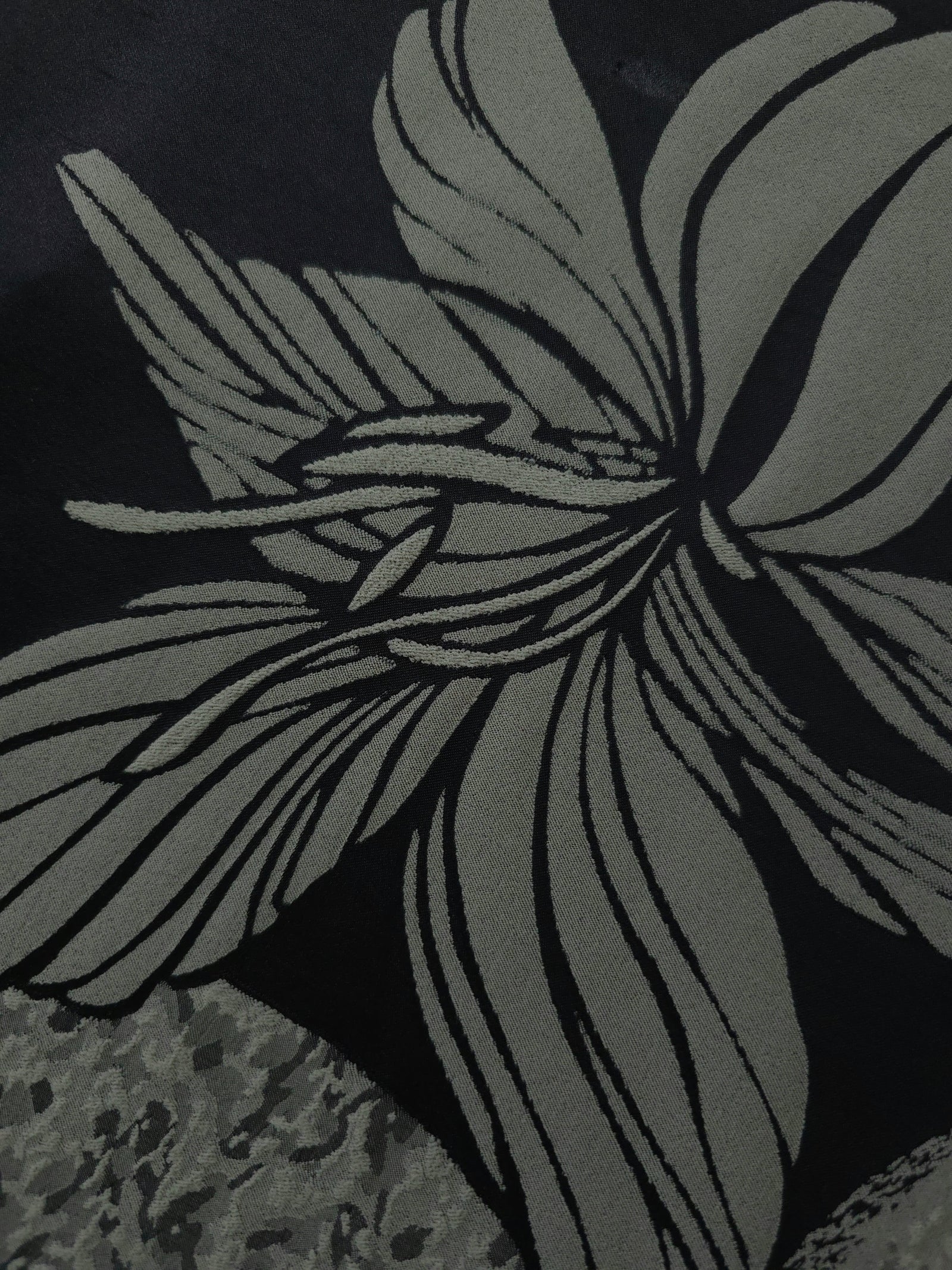 Reversible Two-Tone Stretch Satin Jacquard Fabric