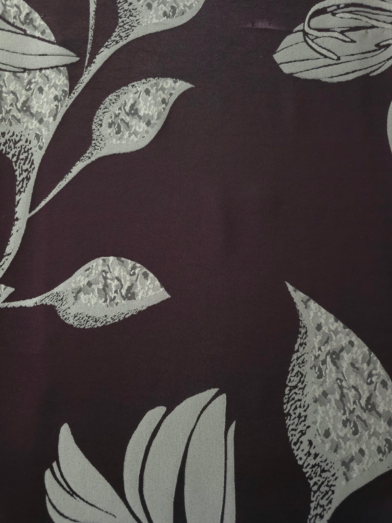 Reversible Two-Tone Stretch Satin Jacquard Fabric