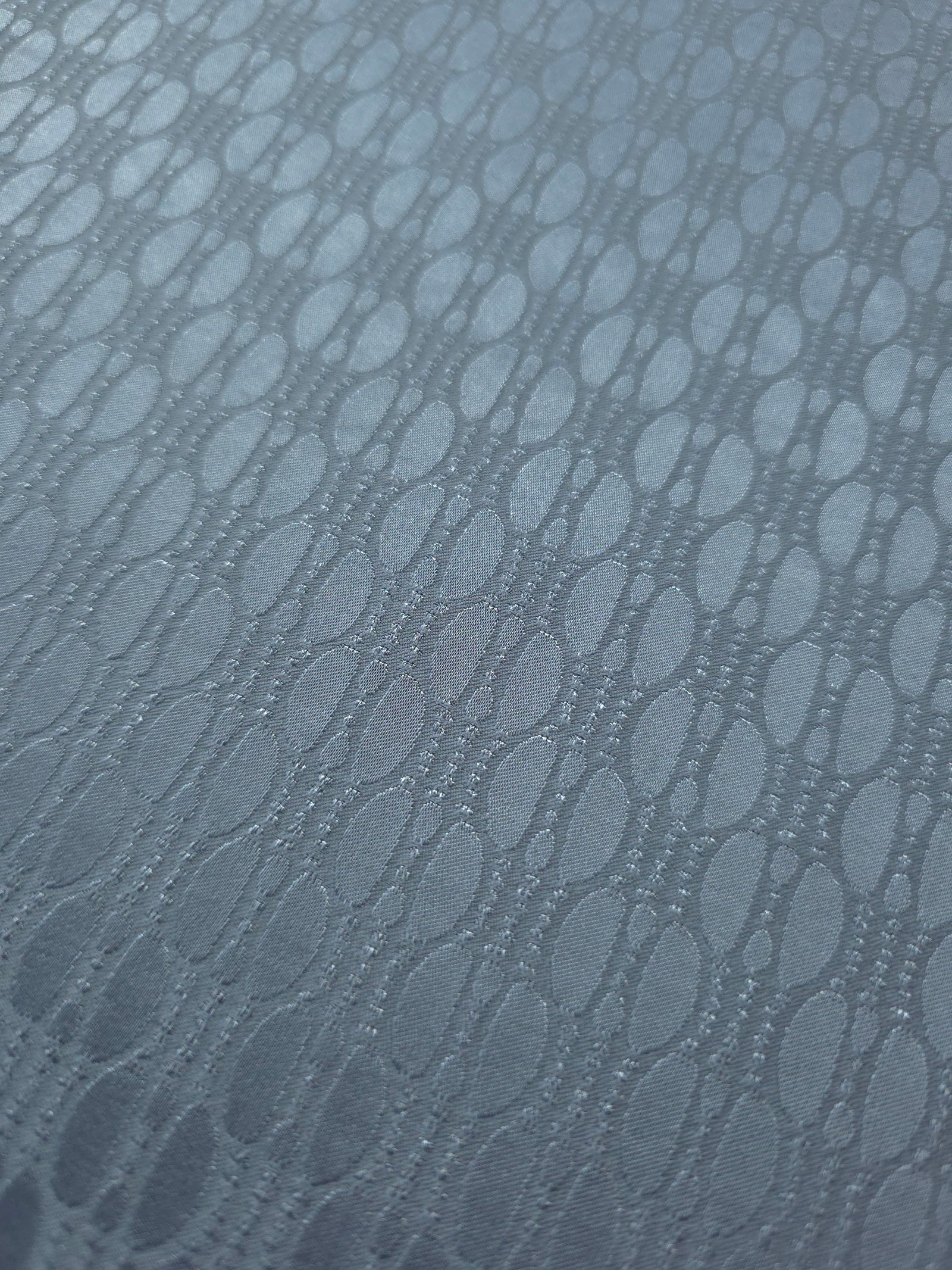 Reversible Two-Tone Stretch Satin Jacquard Fabric