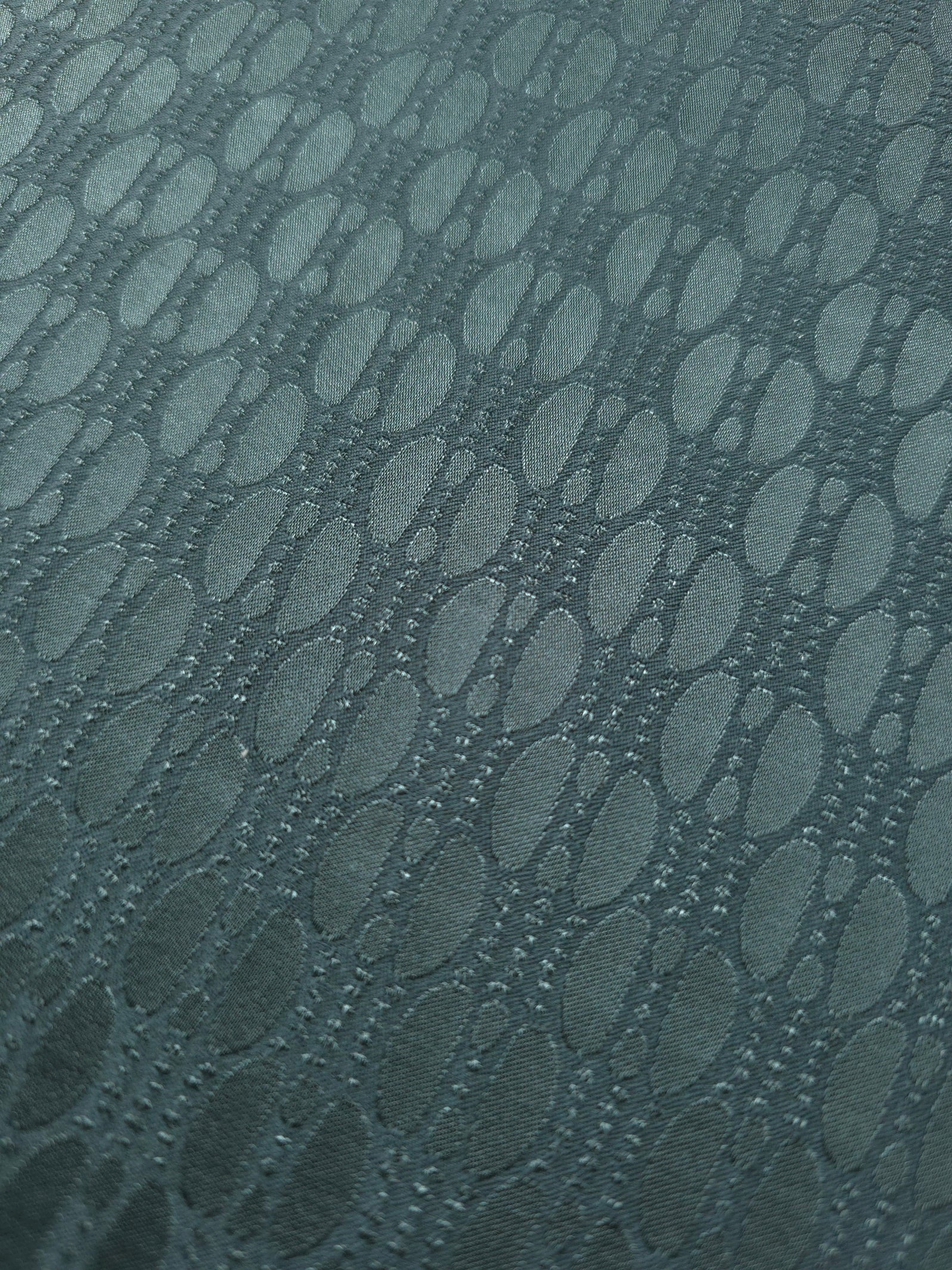 Reversible Two-Tone Stretch Satin Jacquard Fabric