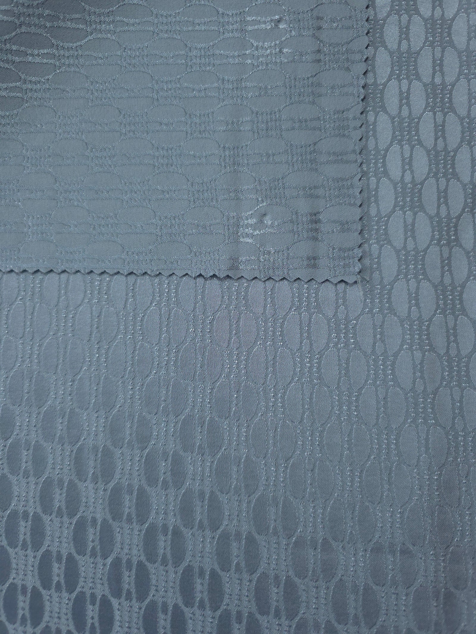 Reversible Two-Tone Stretch Satin Jacquard Fabric