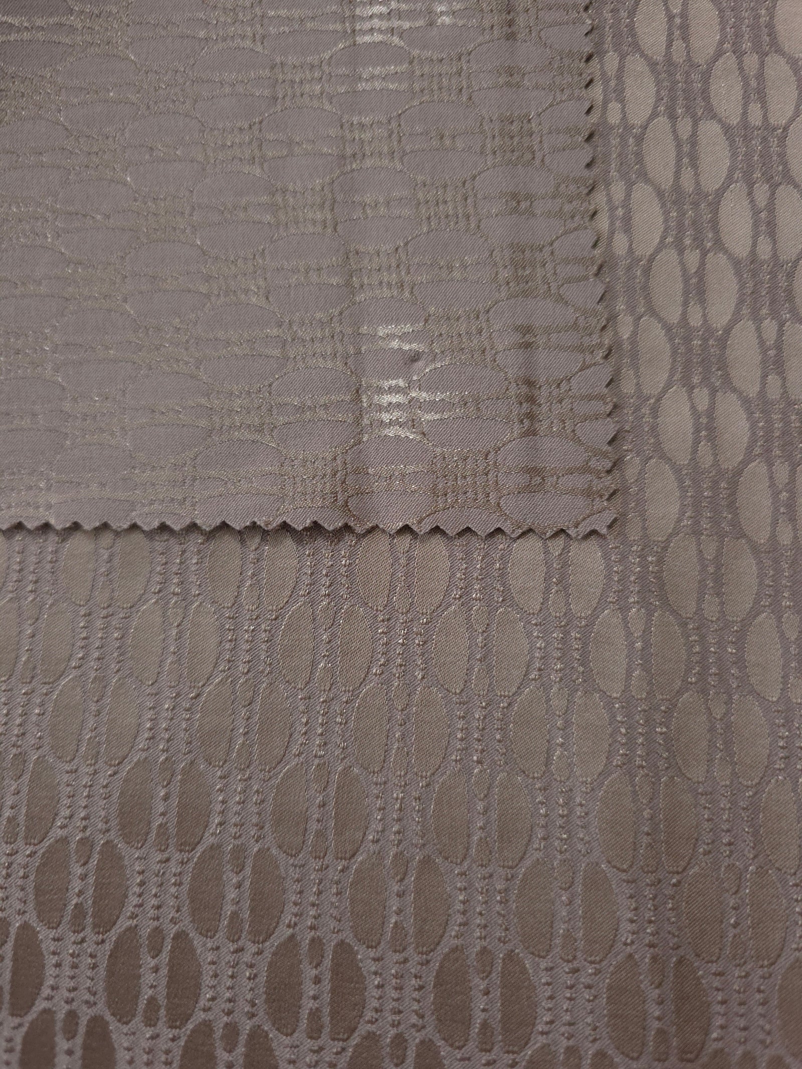 Reversible Two-Tone Stretch Satin Jacquard Fabric