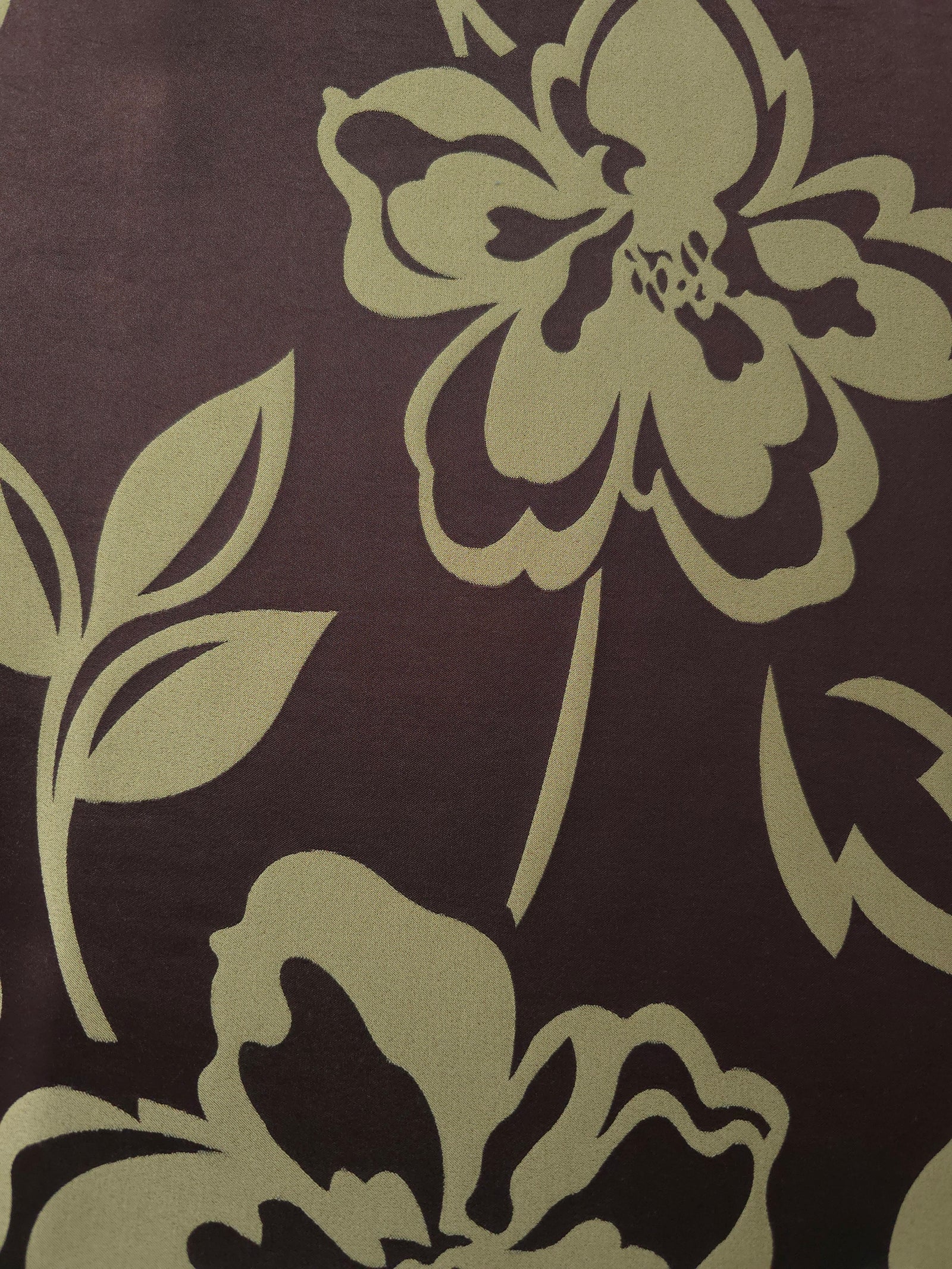 Reversible Two-Tone Stretch Satin Jacquard Fabric