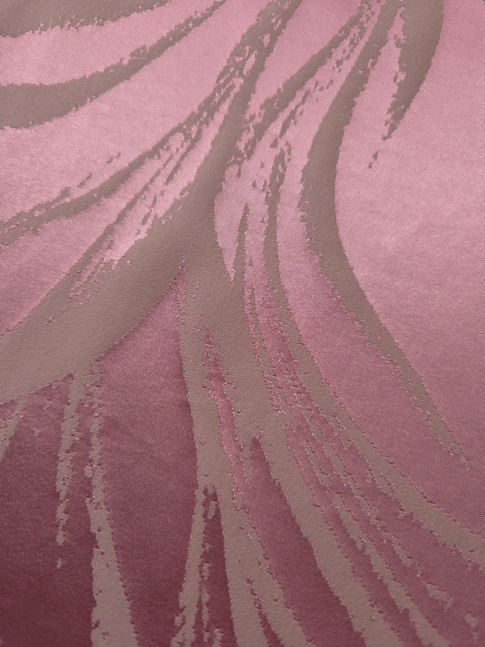 Reversible Two-Tone Stretch Satin Jacquard Fabric