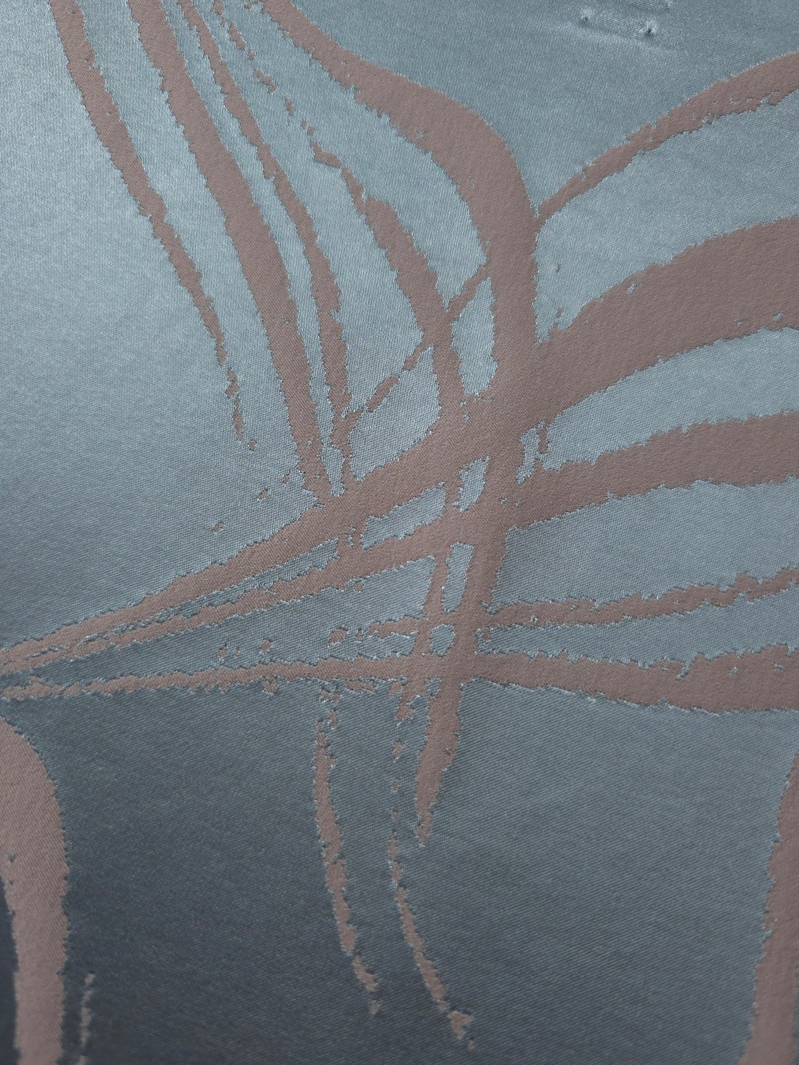Reversible Two-Tone Stretch Satin Jacquard Fabric