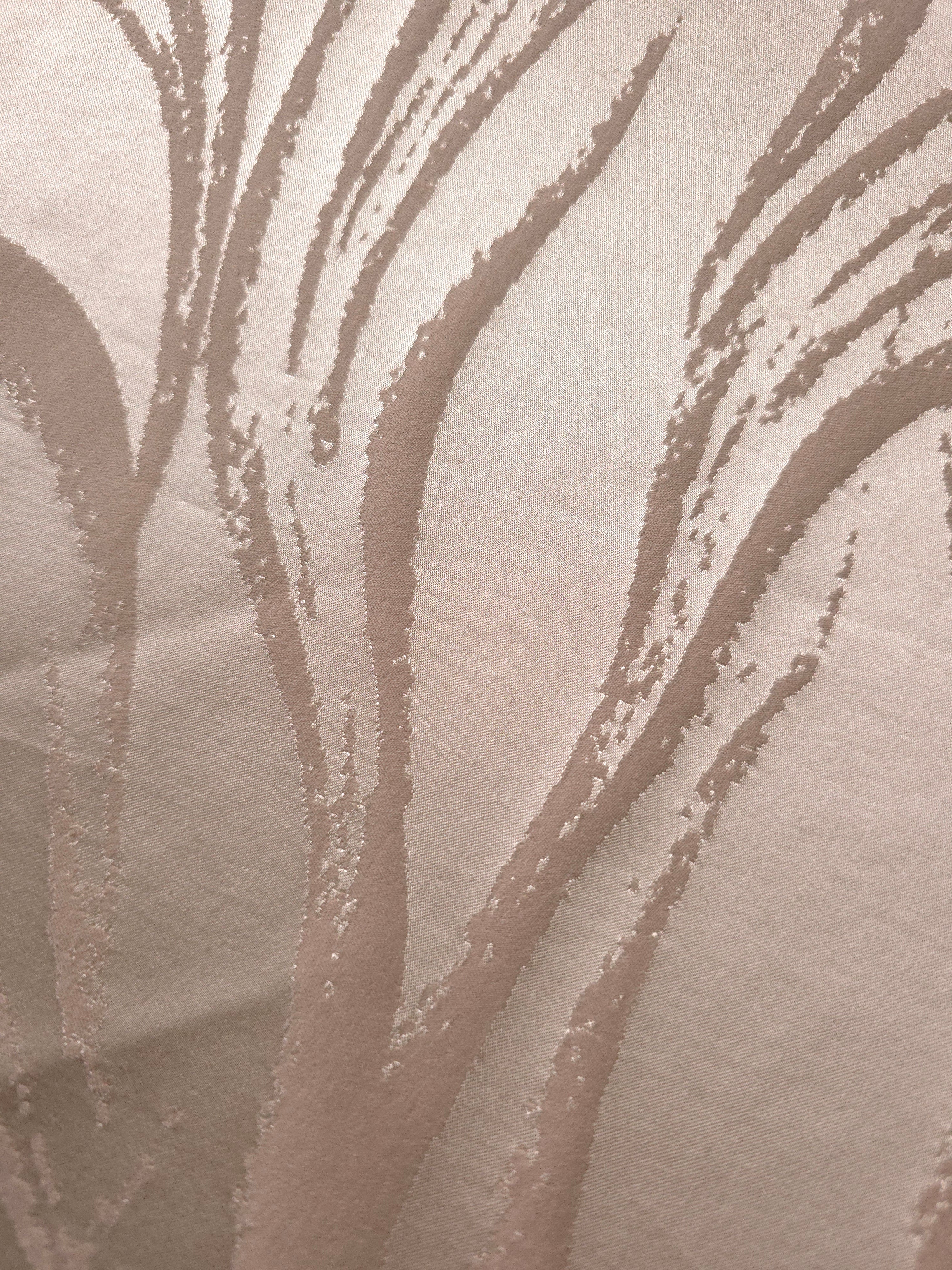 Close detail of the champagne colorway, the most subtle of the six since the pattern relies entirely on tonal sheen