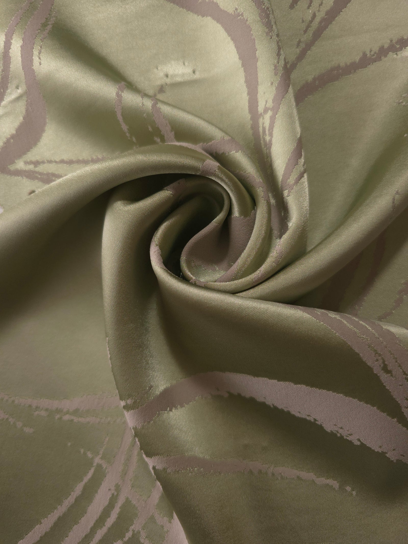 Reversible Two-Tone Stretch Satin Jacquard Fabric