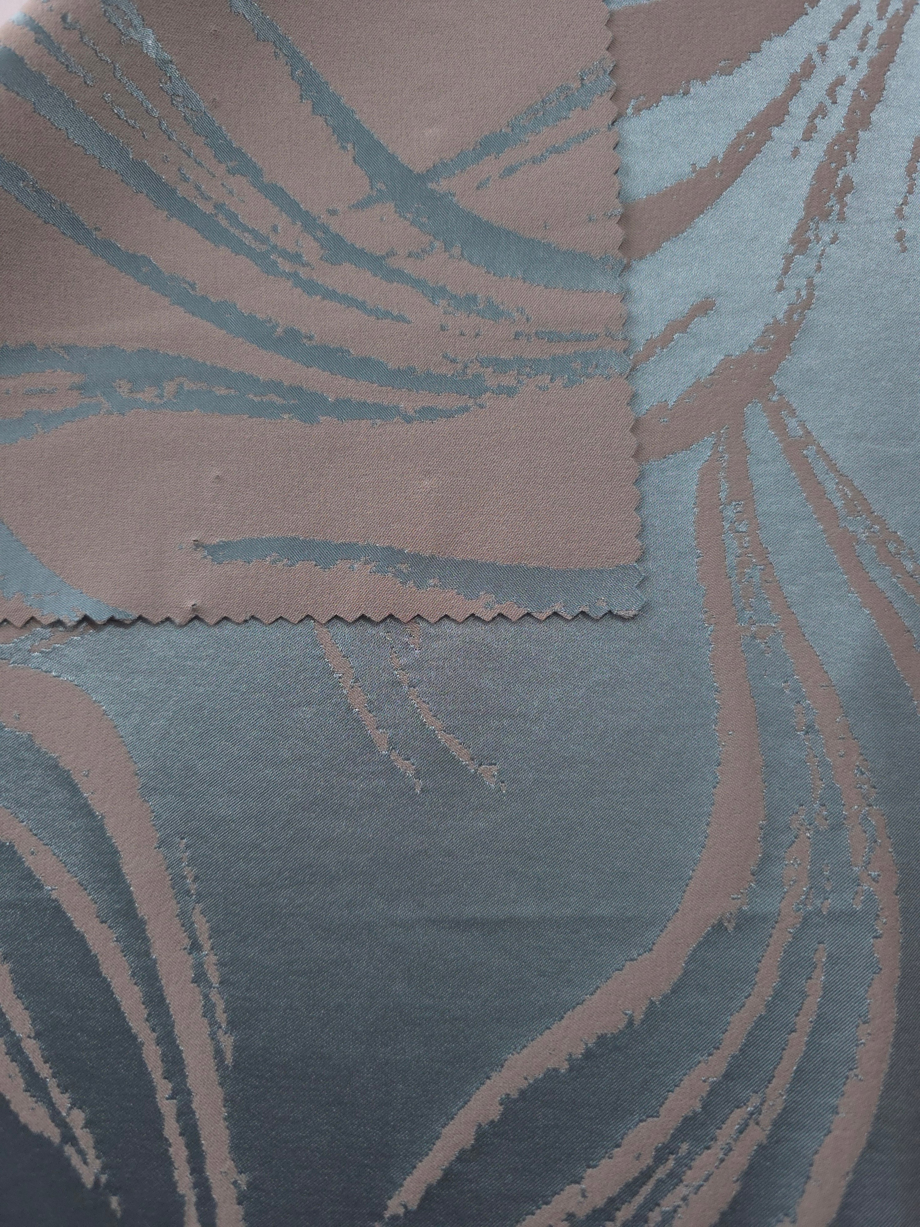 Front and reverse of the slate blue colorway, showing how the glossy and matte sides differ in tone