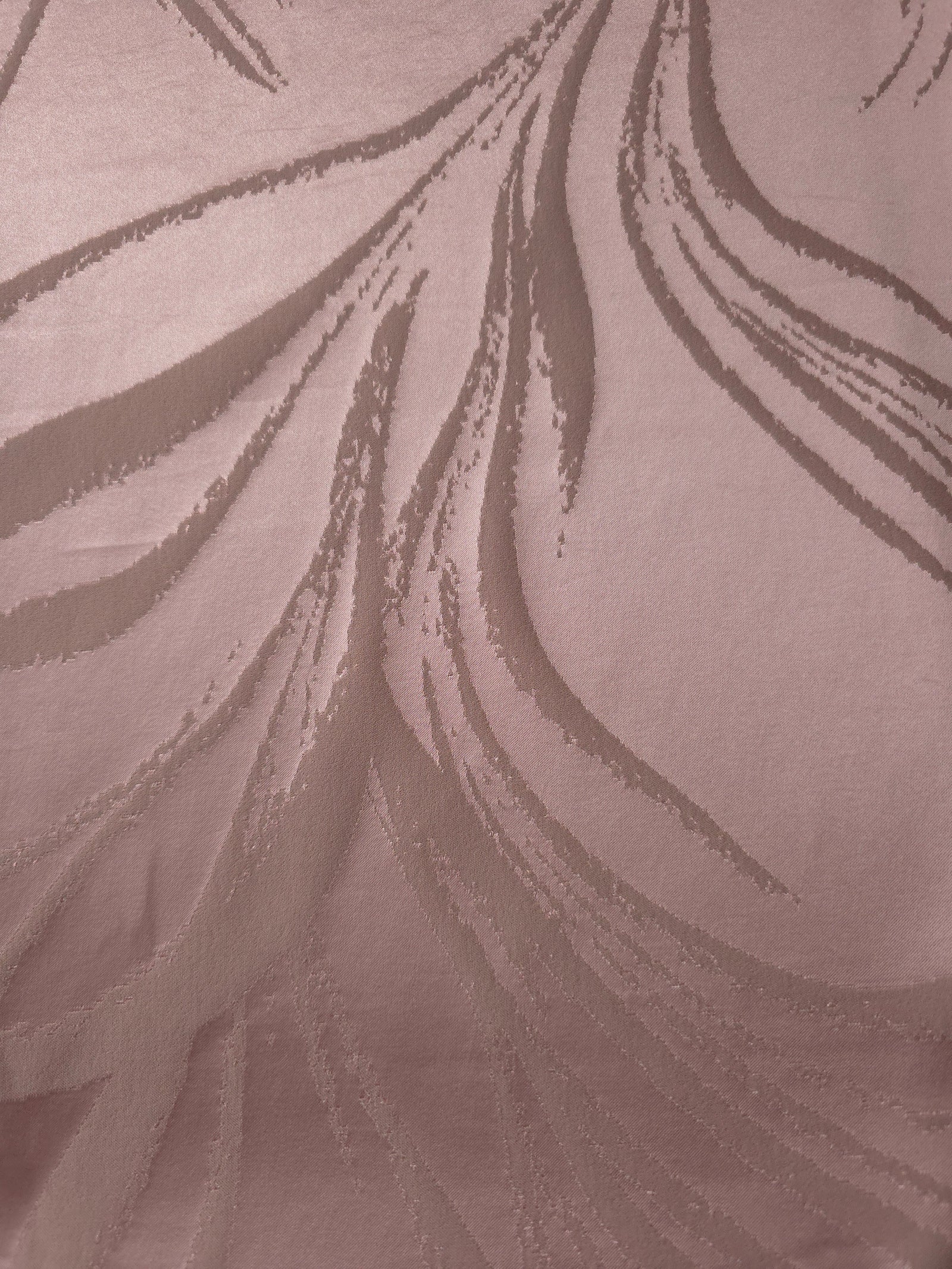 Reversible Two-Tone Stretch Satin Jacquard Fabric