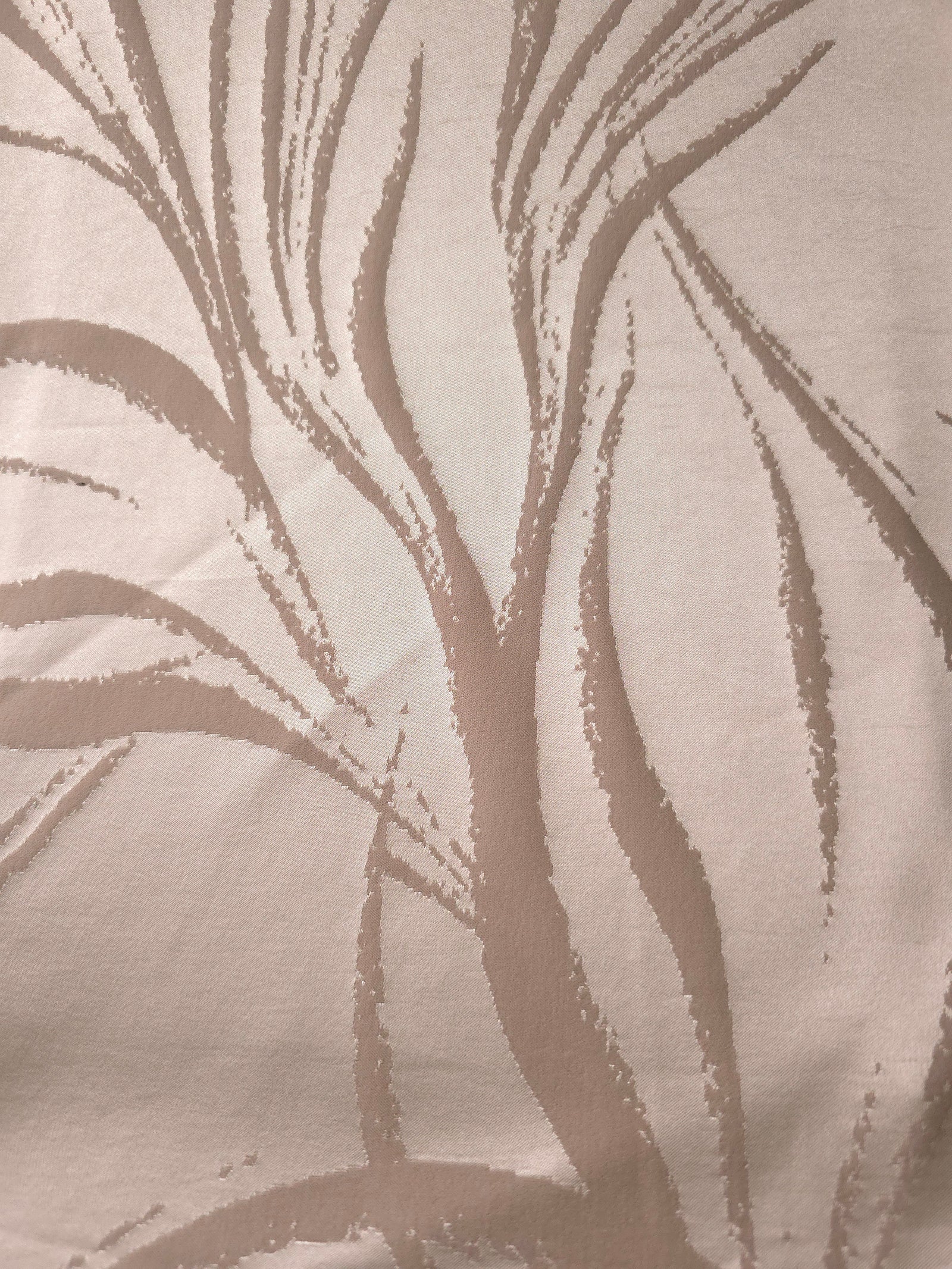 Reversible Two-Tone Stretch Satin Jacquard Fabric