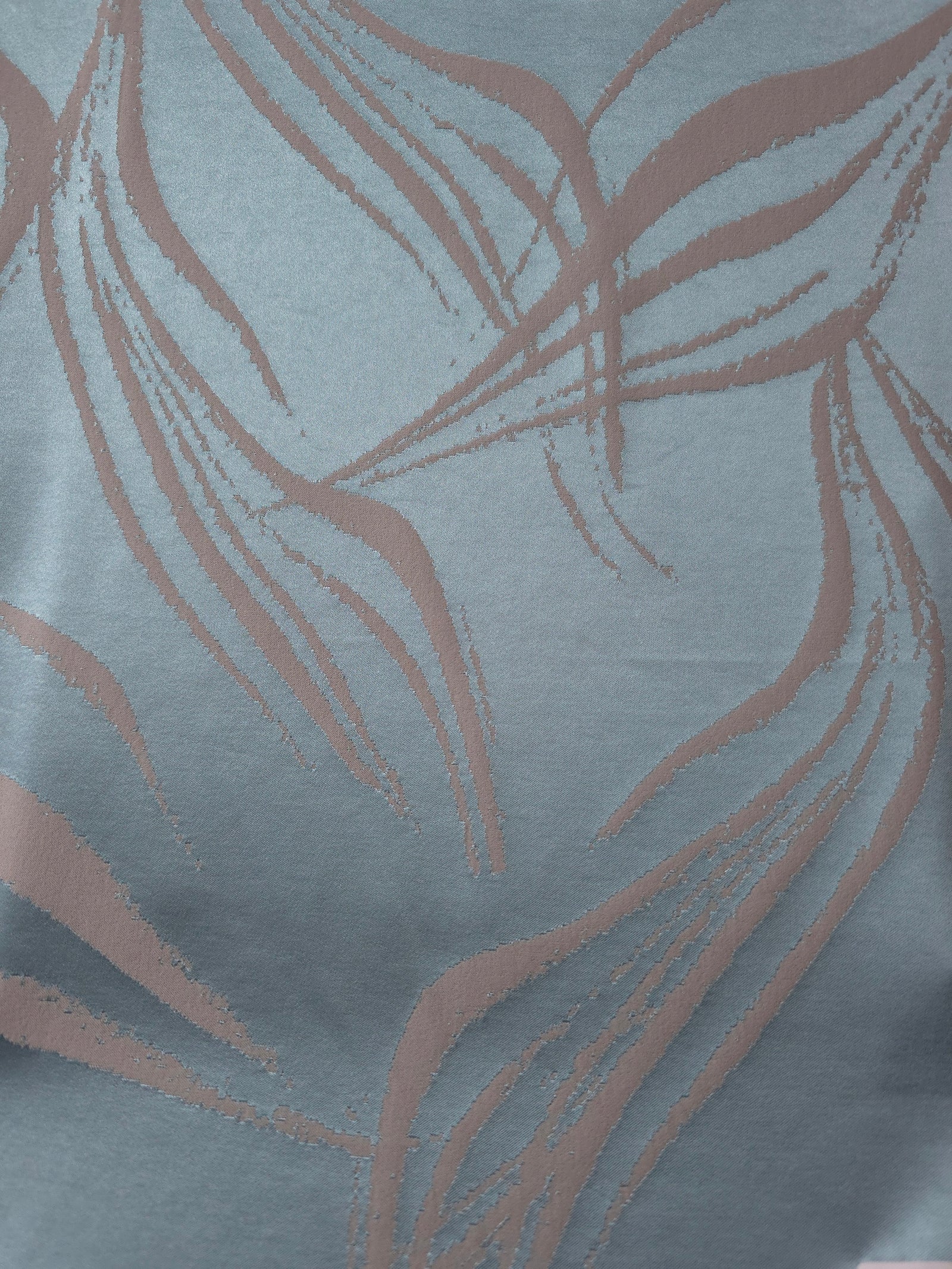 Reversible Two-Tone Stretch Satin Jacquard Fabric