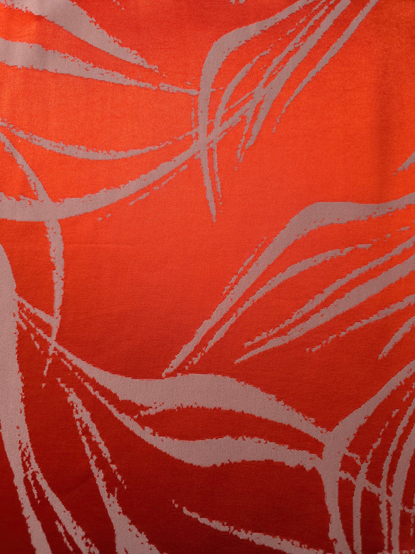Reversible Two-Tone Stretch Satin Jacquard Fabric