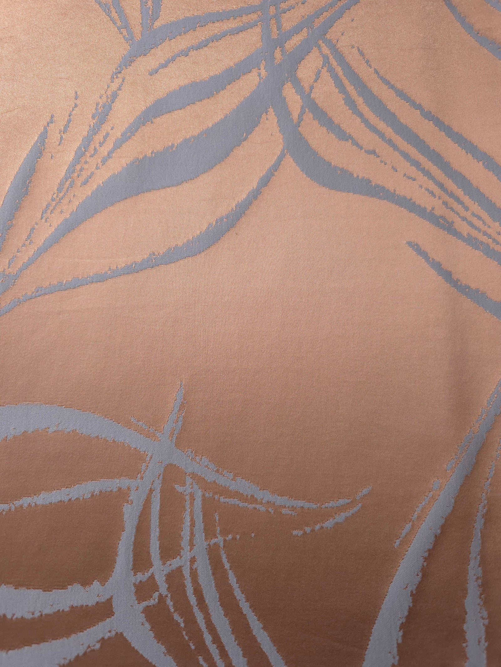 Reversible Two-Tone Stretch Satin Jacquard Fabric