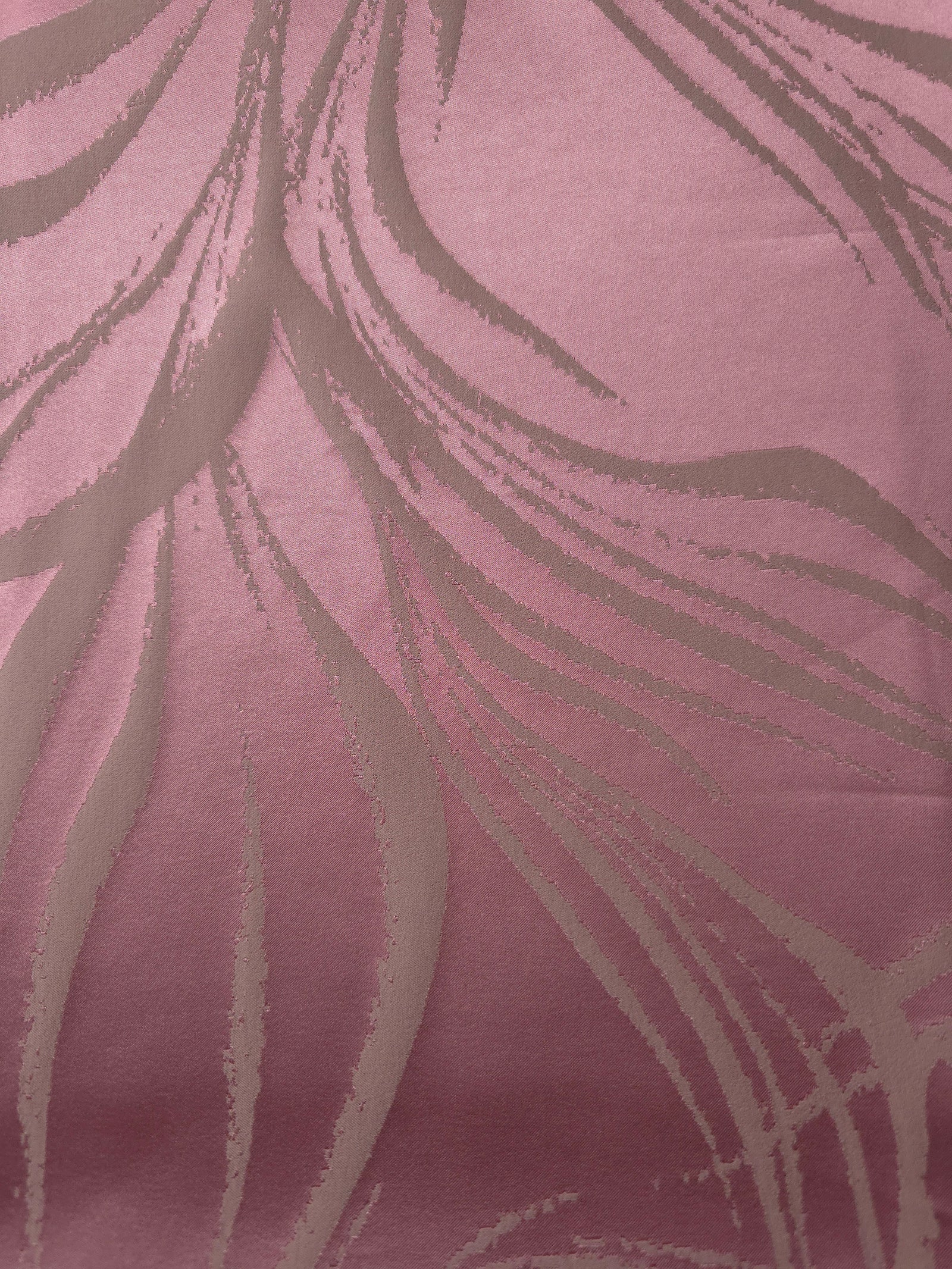 Reversible Two-Tone Stretch Satin Jacquard Fabric