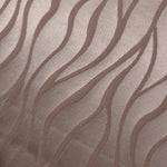 Close detail of the tonal taupe wave colorway, one of the more understated options in this fabric line